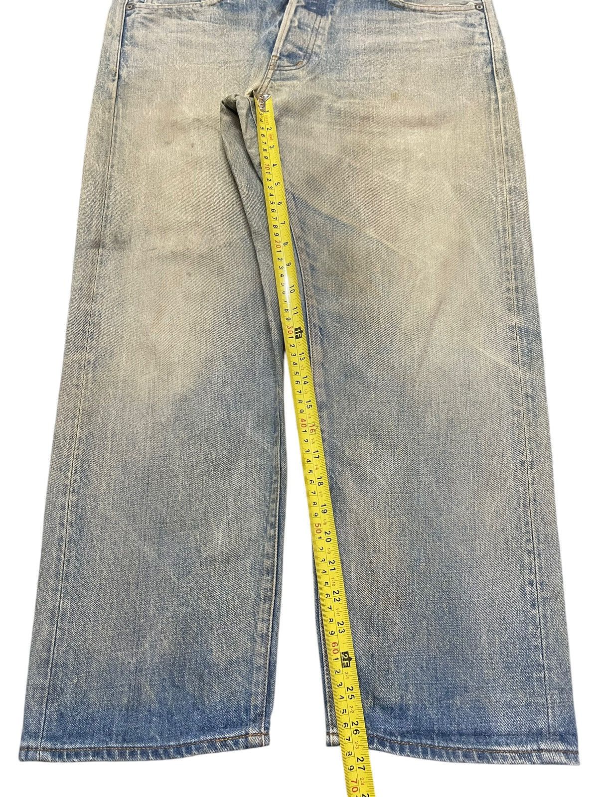 JNCO Vintage Japanese Brand Mud Faded Wash Style Baggy Jeans Size US 36 / EU 52 - 13 Thumbnail
