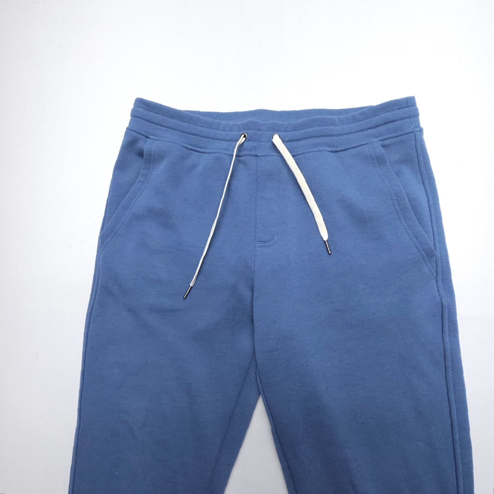 Vintage True Classic Fleece Jogger Sweatpants Mens Large Blue Regular Jogger Pants Gear Pattern Solid Slouchy Casual Mens Size US 33 - 5 Thumbnail