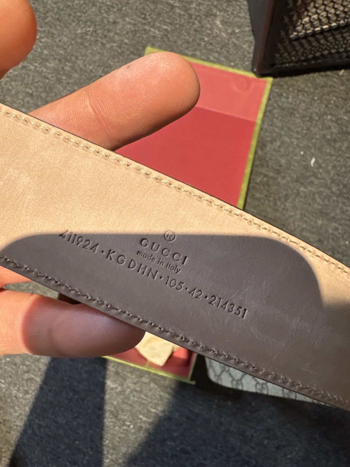 Gucci Gucci belt Size 34 - 1 Thumbnail