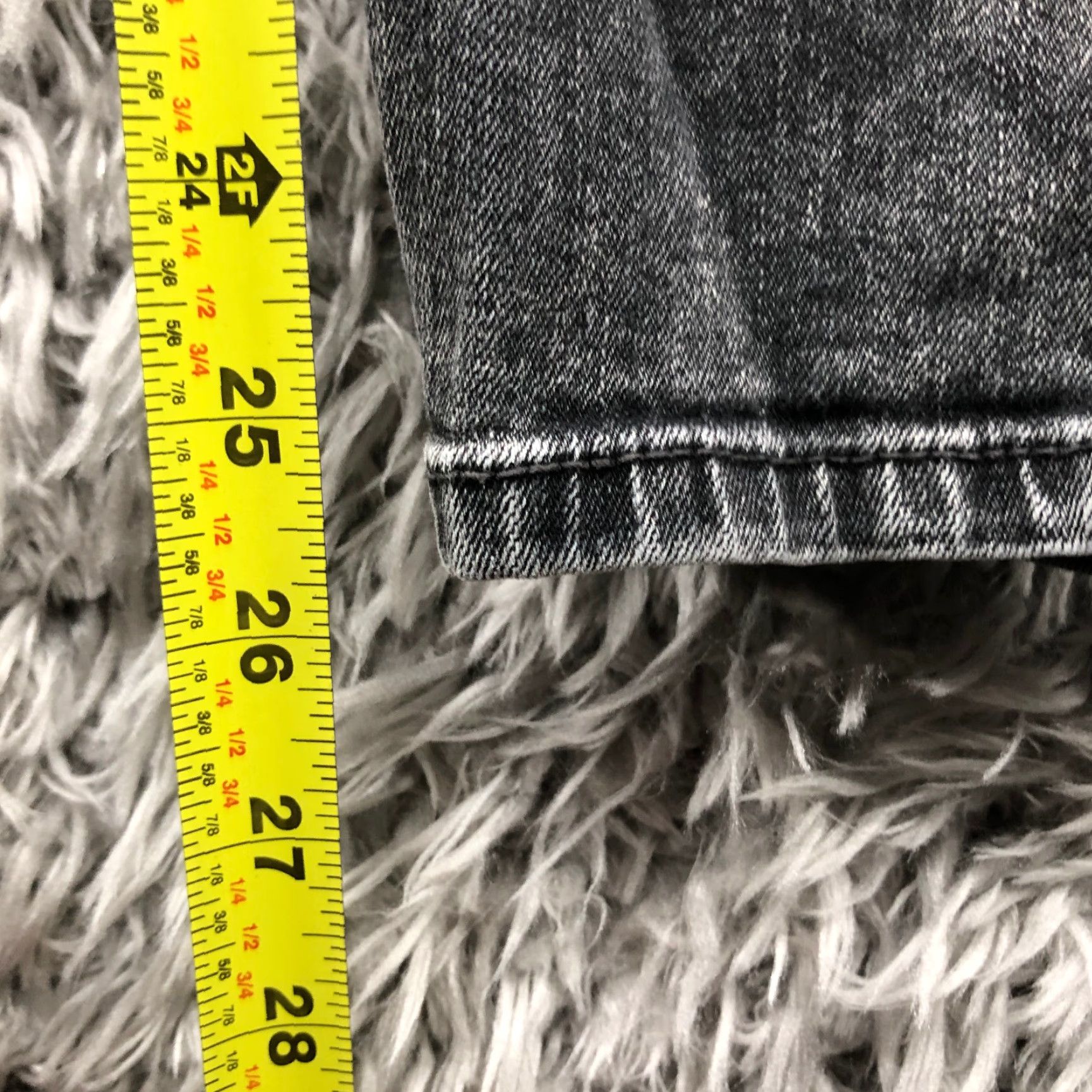 Denime Falls Creek Jeans Skinny Size 6 Womens Mid Rise Dark Wash Black Denim Size 28" / US 6 / IT 42 - 3 Thumbnail