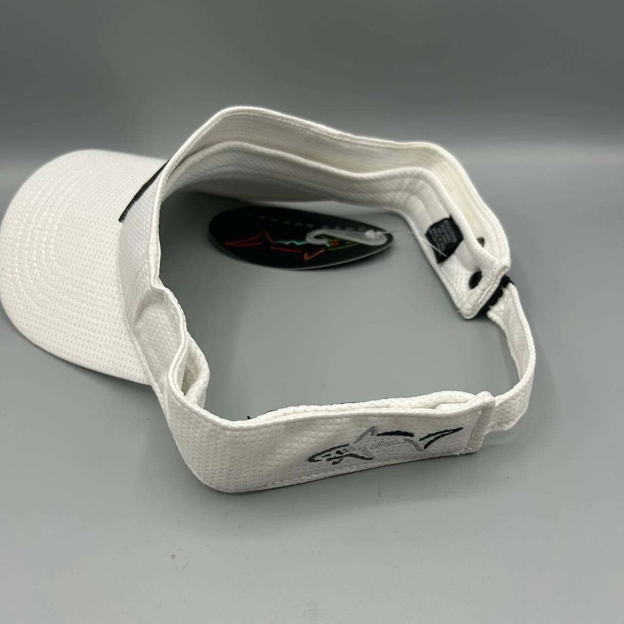 Greg Norman Greg Norman Golf Visor Hat Men White Embroidered Strap Back Size ONE SIZE - 7 Thumbnail