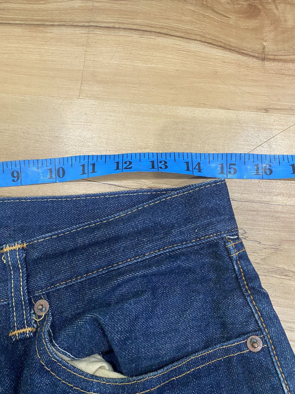 Harley Davidson × Sugar Cane Vintage Harley Davidson X Sugarcane denim selvedge jeans Size US 30 / EU 46 - 15 Thumbnail