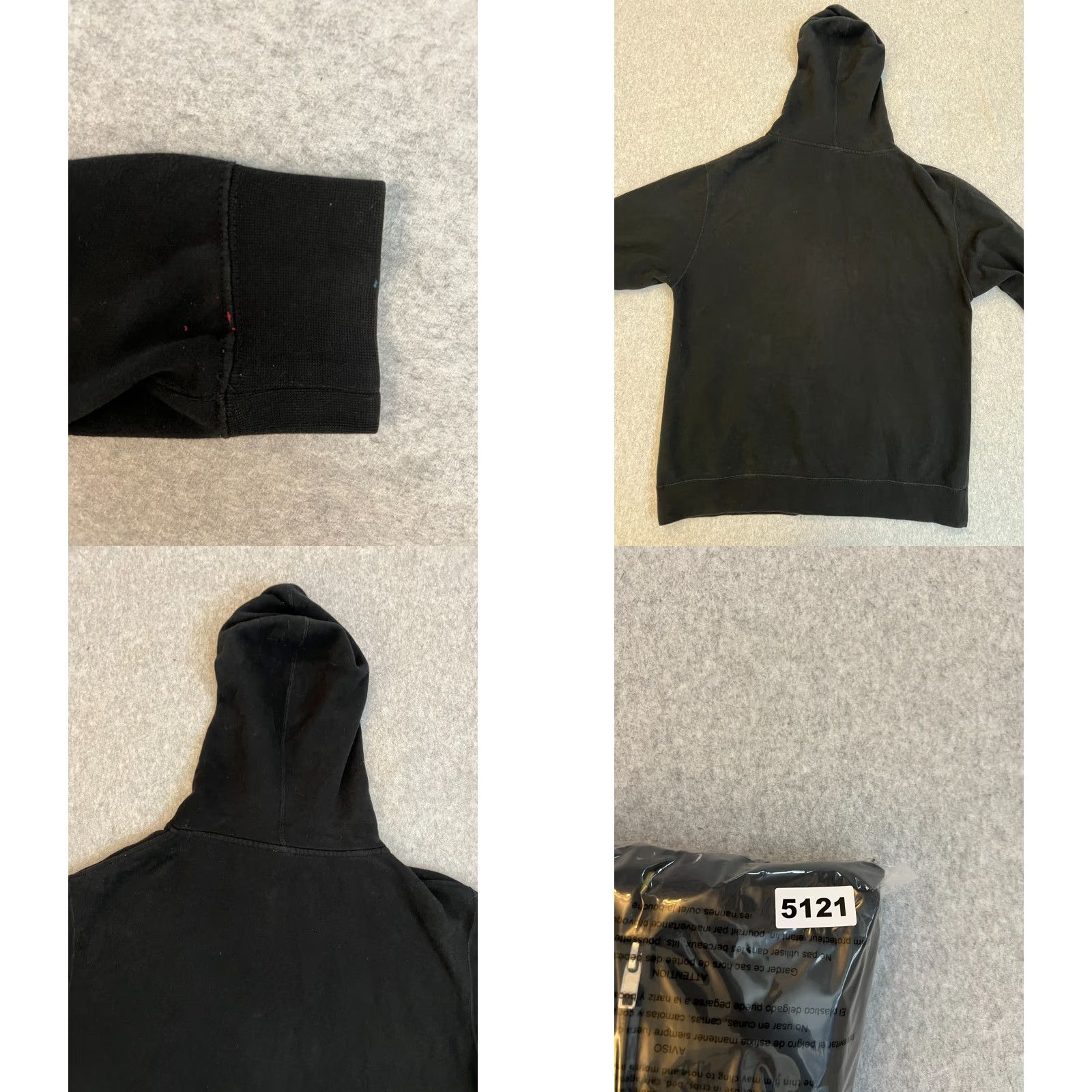 Vintage Snapchat Ghost Logo Hoodie Men’s Large Black Zip Full Zip Fleece Kangaroo Pockets Independent Trading Company Shirt? Size US L / EU 52-54 / 3 - 9 Thumbnail