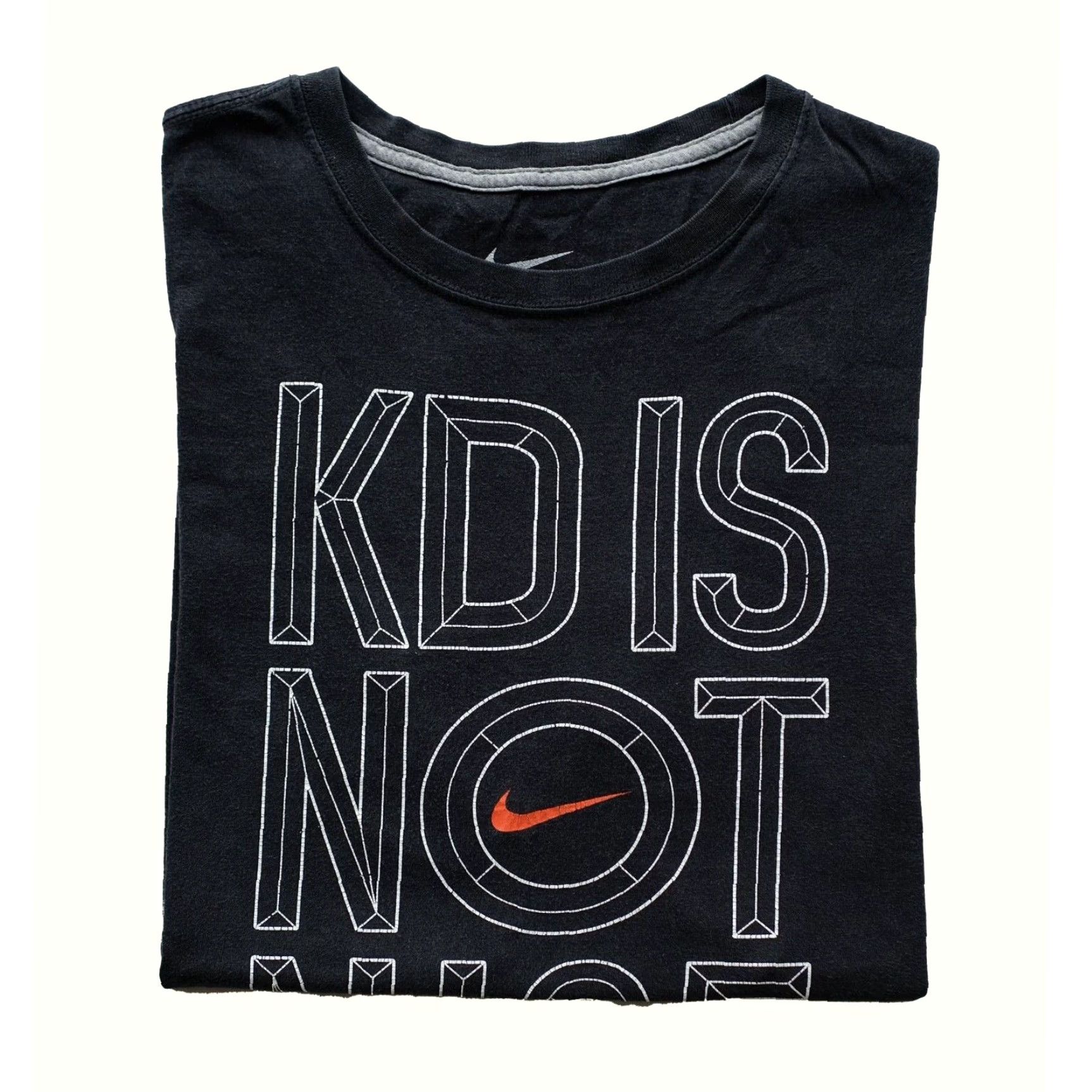 Nike VINTAGE NIKE Kevin Durant SUNS THUNDER NBA BASKETBALL T SHIRT Mens SZ L Black Crew Neck Short Sleeve Nike Dri-Fit T-Shirt 90s USA Size US L / EU 52-54 / 3 - 2 Thumbnail