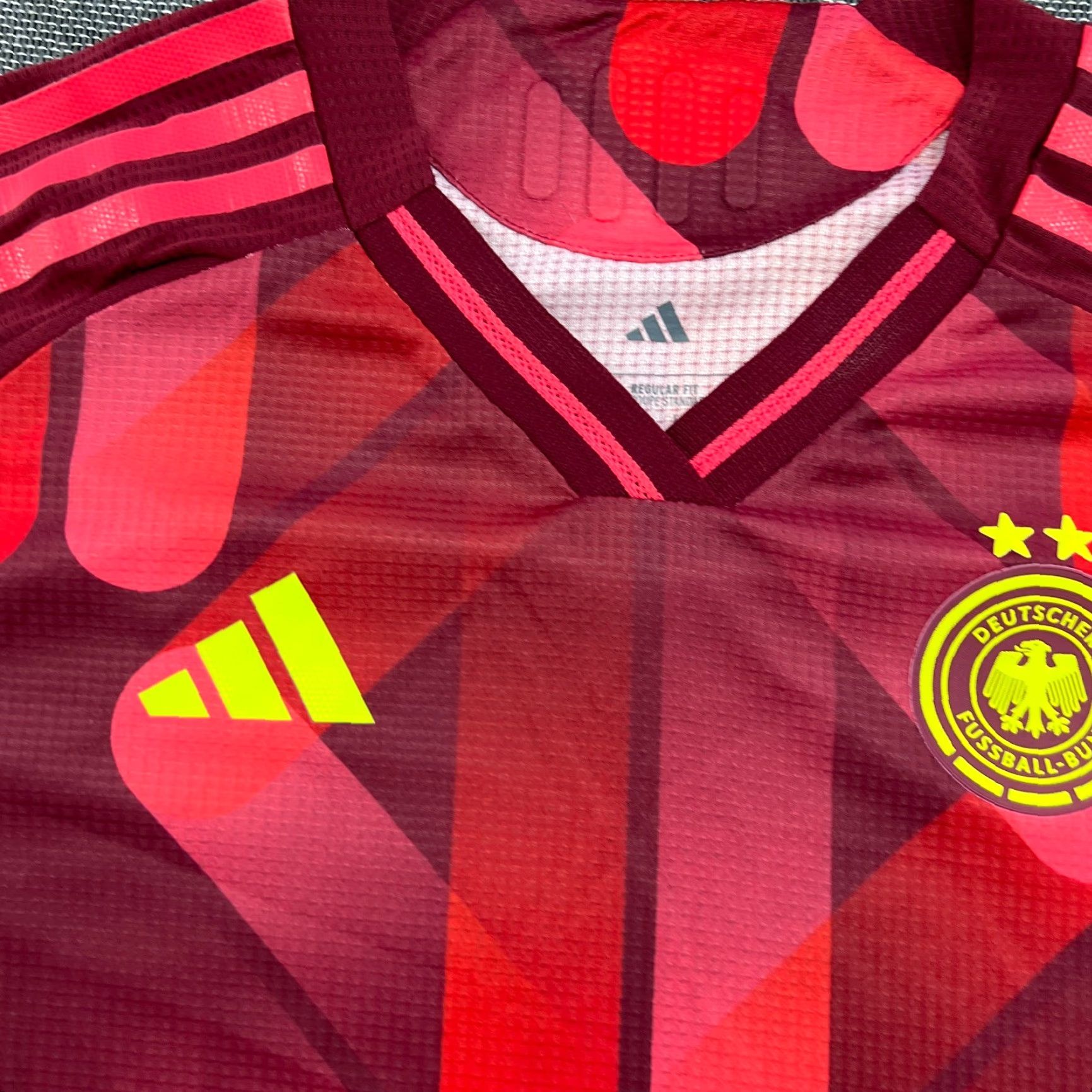 Adidas Germany 2025 2026 Away Womens Training Jersey Medium Adidas Sport Jersey Womens Football Training Shirt Red XS? Size M / US 6-8 / IT 42-44 - 5 Thumbnail