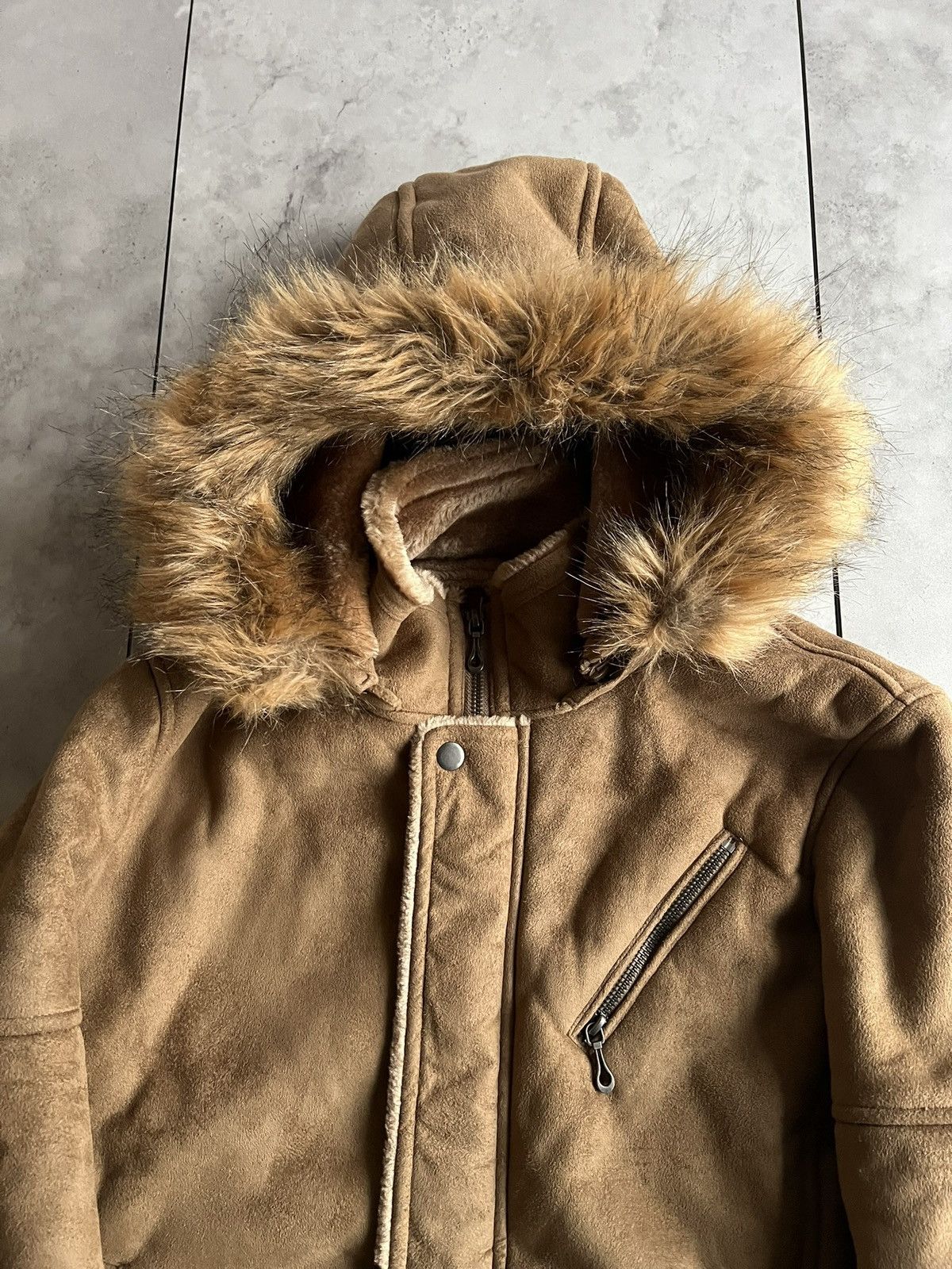 Japanese Brand Tak-Q fur Hooded/Lined Coat Size US M / EU 48-50 / 2 - 2 Thumbnail