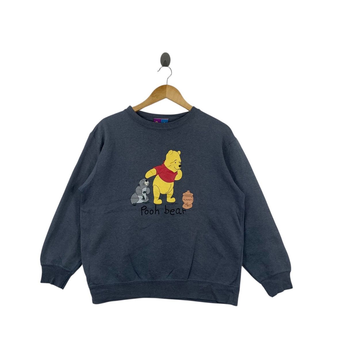Disney Vintage DISNEY POOH BEAR Hunny Cartoon Movie Sweatshirt Size L / US 10 / IT 46 - 3 Thumbnail