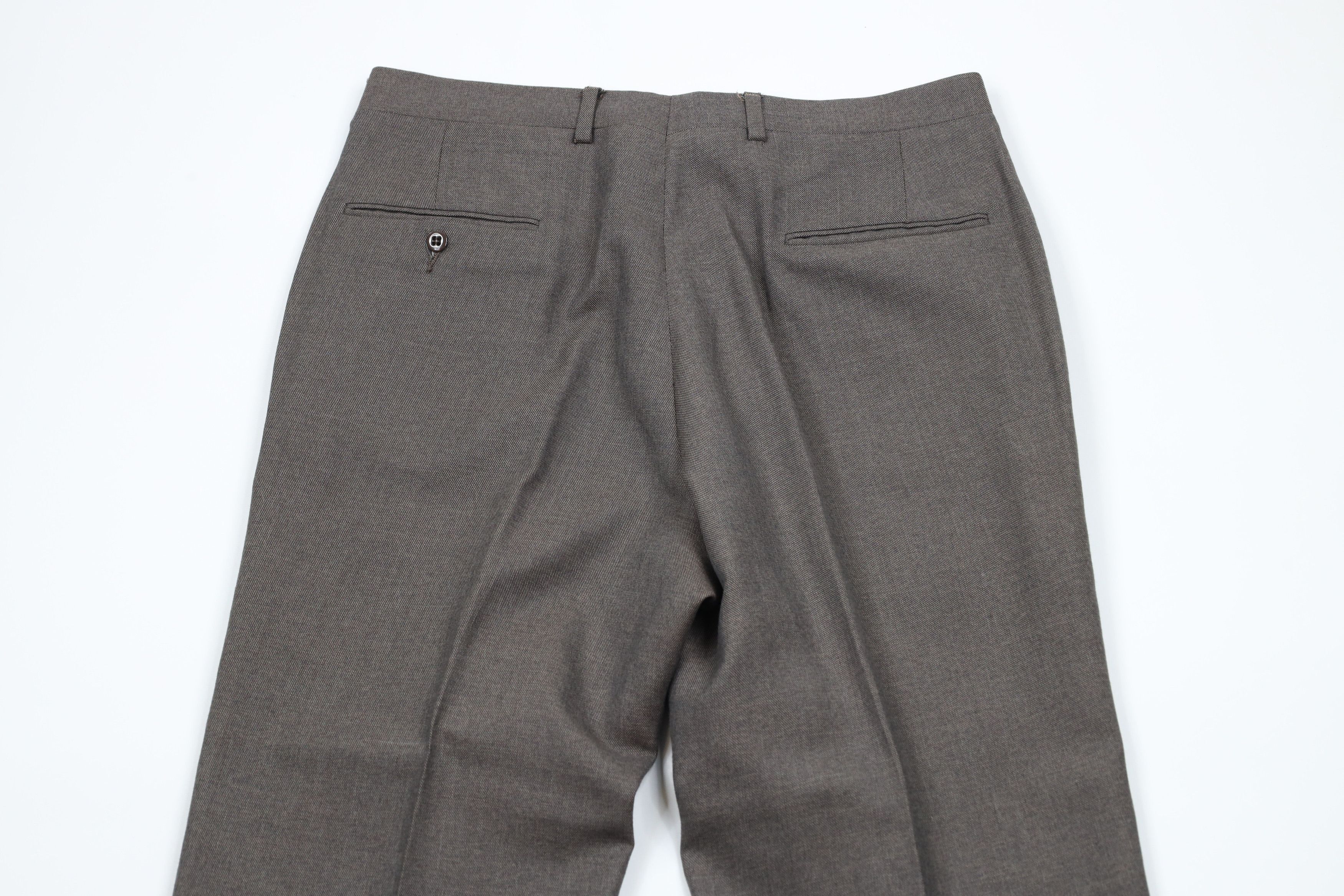 Vintage Vintage 70s 3 Piece Wool Blend Wedding Suit Bell Bottoms Size 40R - 21 Thumbnail
