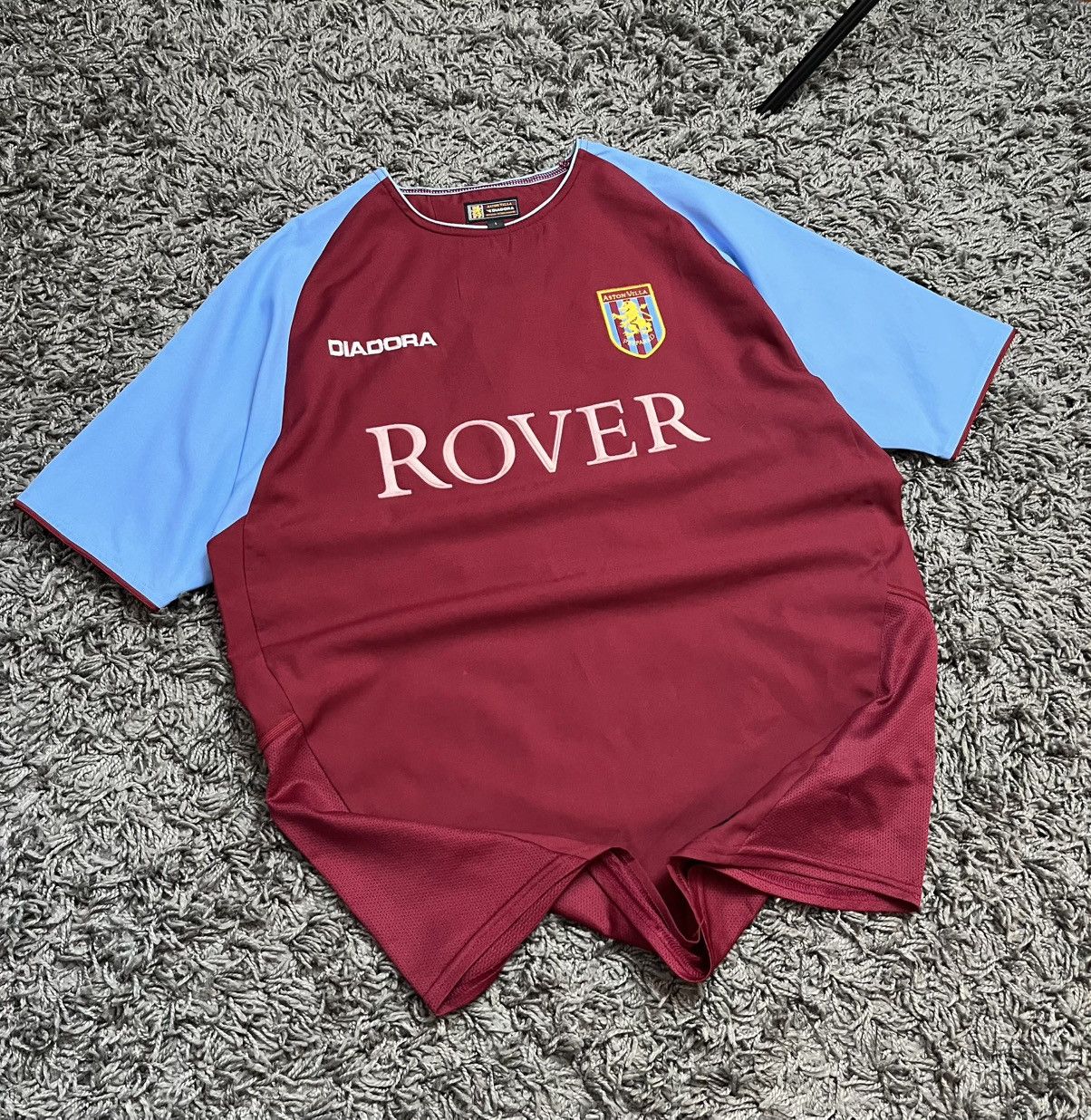 Diadora 2003 Aston Villa Home Kit - Rare Rover Sponsor - Diadora Size US S / EU 44-46 / 1 - 1 Thumbnail