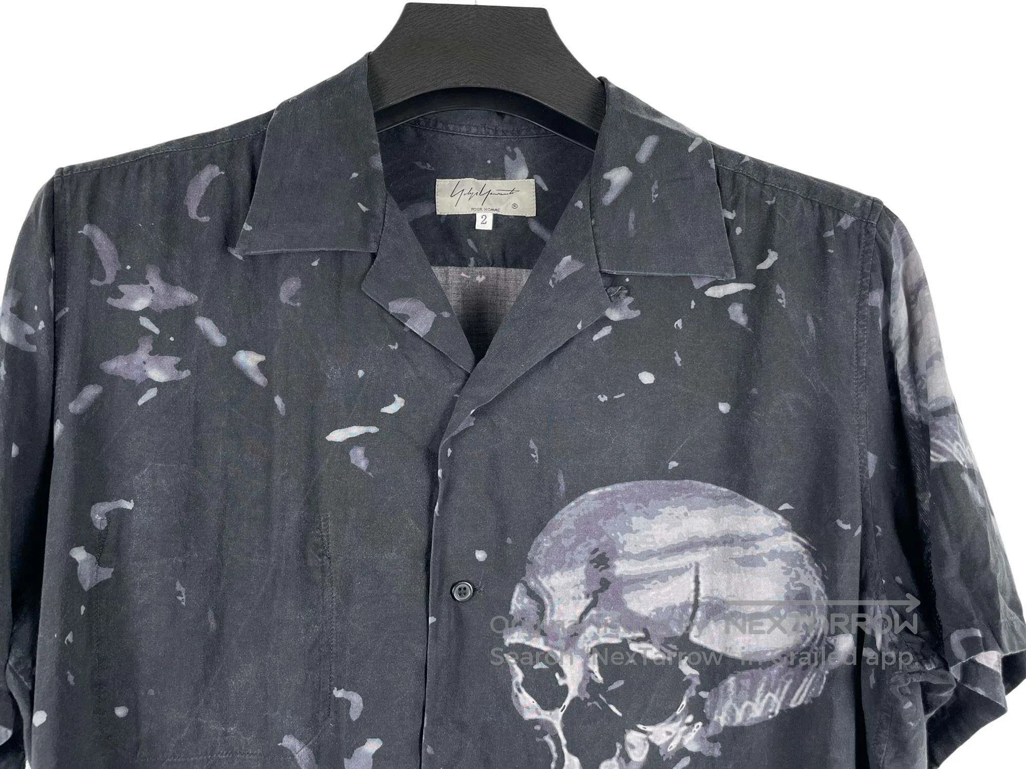 Yohji Yamamoto Yohji Yamamoto Tencel Skull Shirt Size US M / EU 48-50 / 2 - 3 Thumbnail