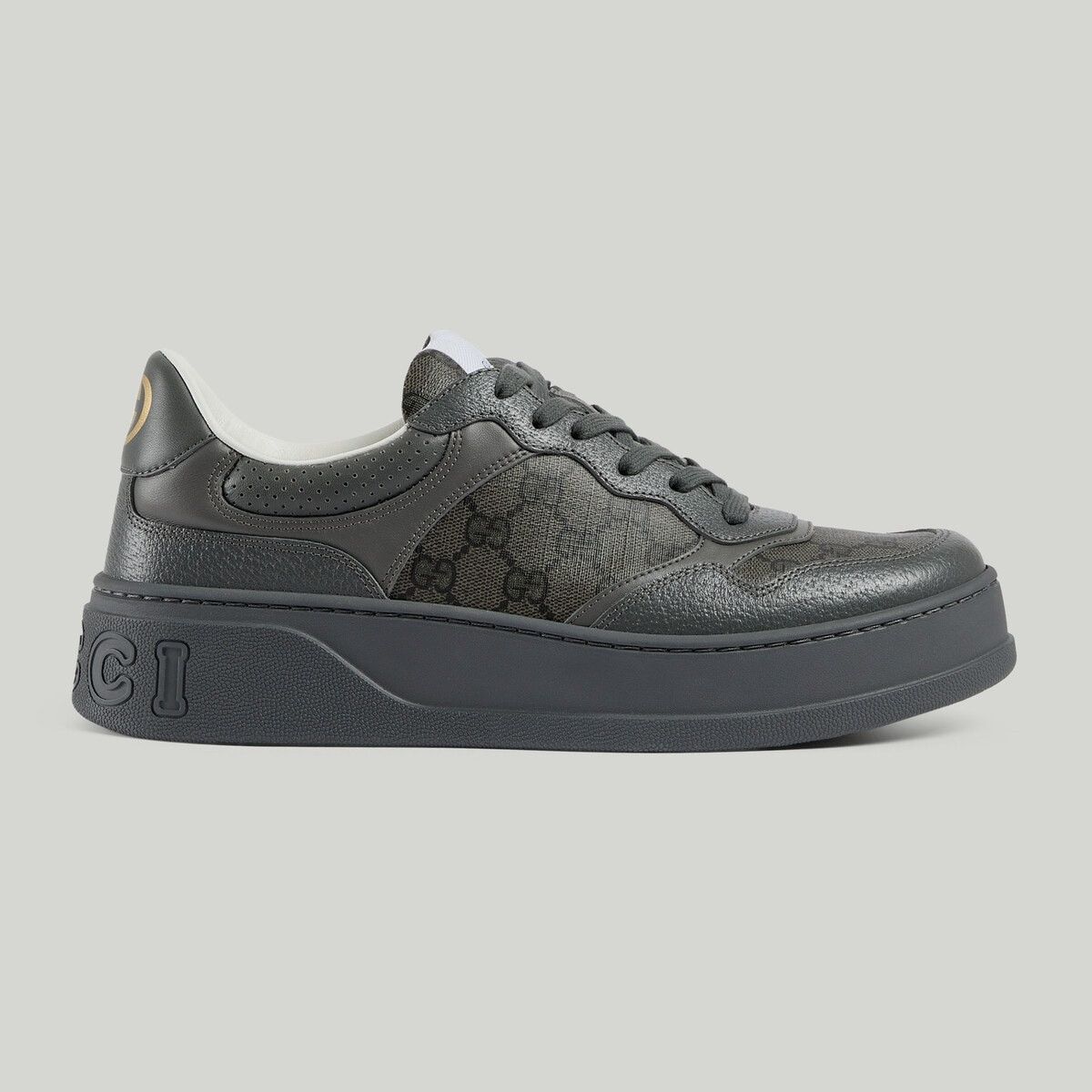 Gucci o1s1wg111025 Lace Up Sneakers in Grey Size US 12.5 / EU 45-46 - 1 Thumbnail
