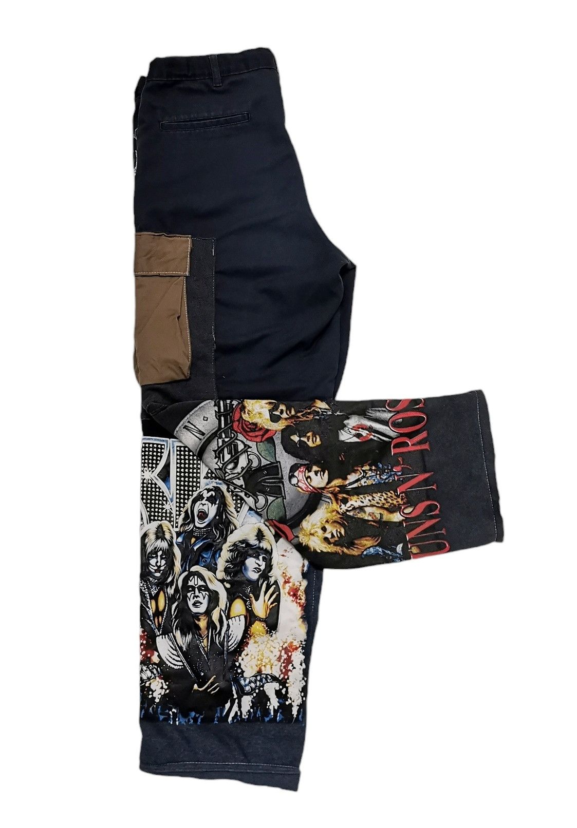 Dickies × Guns N' Roses × KISS Dickies Rock Band Guns N Roses & Kiss Custom Cargo Pant Size US 37 - 2 Thumbnail