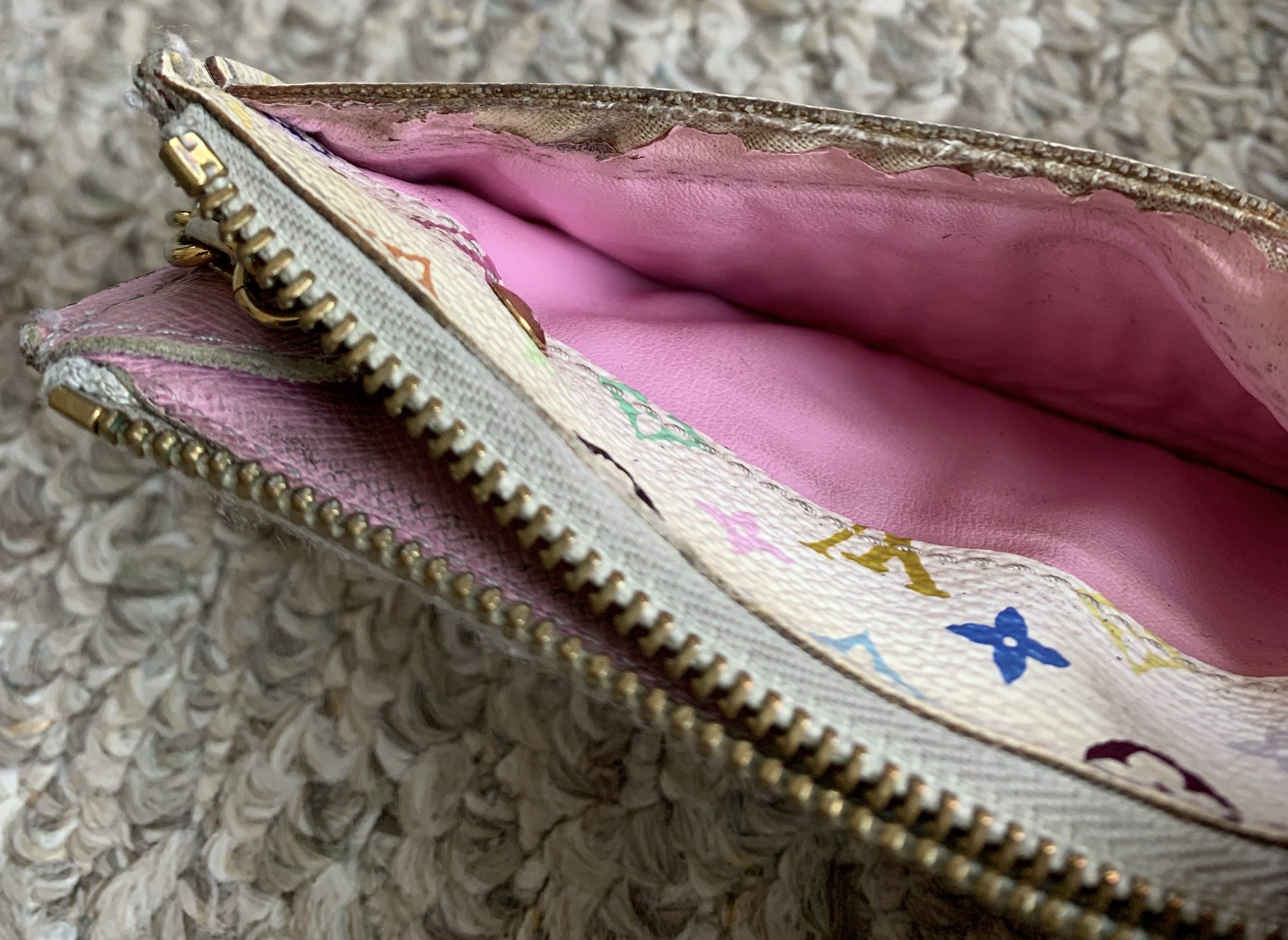 Louis Vuitton × Takashi Murakami S/S 2003 Louis Vuitton x Murakami Monogram Zip Pouch Wallet Size ONE SIZE - 8 Thumbnail