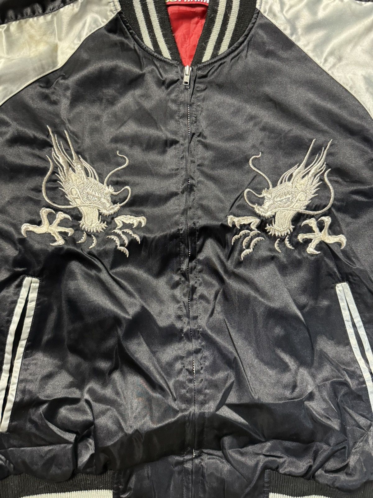 Japanese Brand yokosuka japan - embroided eagle dragon jacket Size US M / EU 48-50 / 2 - 5 Thumbnail