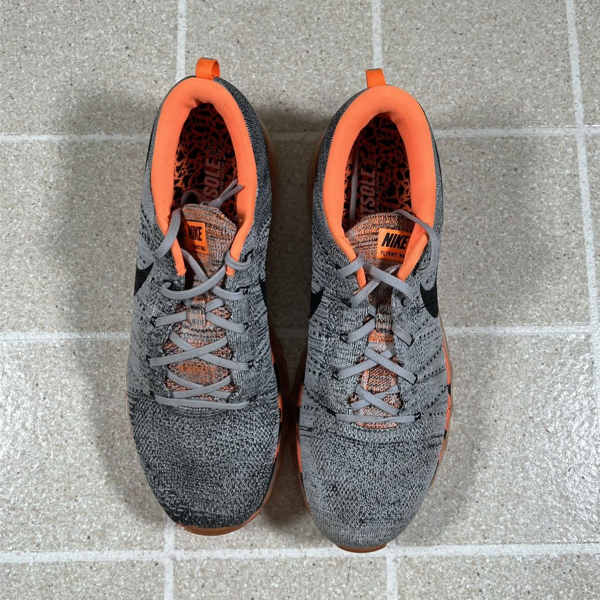 Nike NIKE Air Max PREMIUM 2015 Mens Size 10 Wolf Gray/Orange Size US 10 / EU 43 - 3 Thumbnail