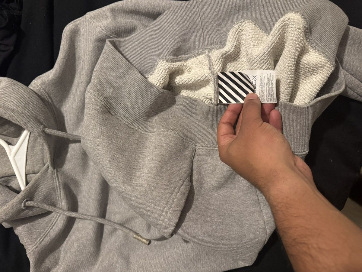 Off-White Off white “Logo” Text Hoodie Size US S / EU 44-46 / 1 - 5 Thumbnail