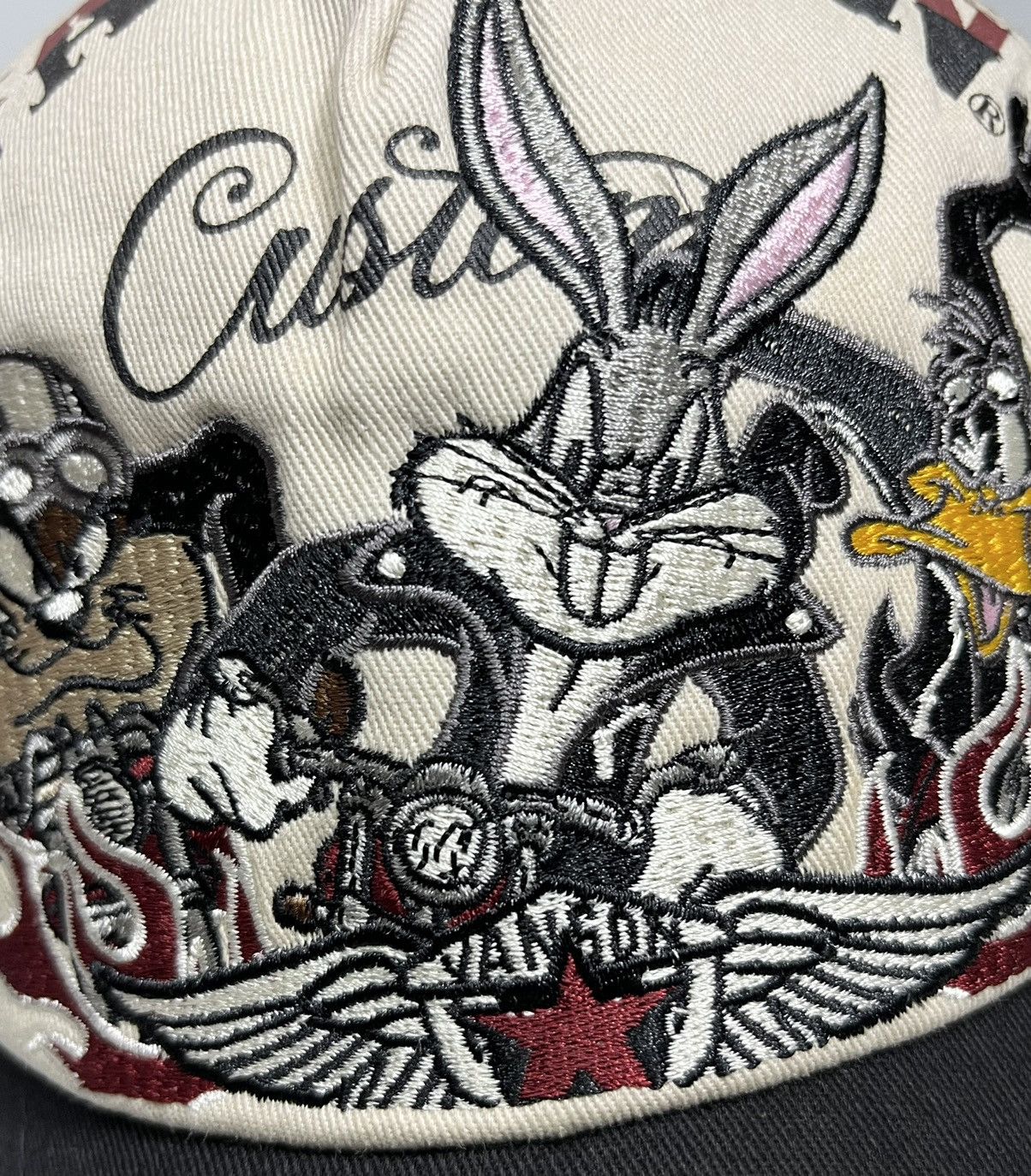 Vanson Leathers 🏁VANSON LEATHERS X LOONEY TUNES Street & Track Trucker Hat Size ONE SIZE - 5 Thumbnail