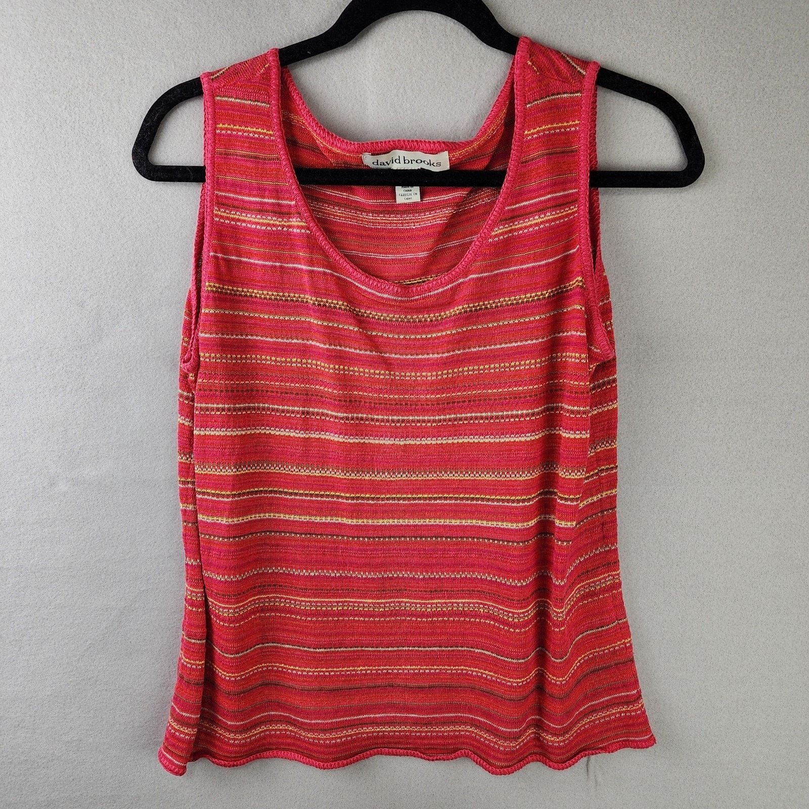 Other David Brooks Large Red Button Cardigan +Tank Top 2-Piece Set Size L / US 10 / IT 46 - 3 Thumbnail