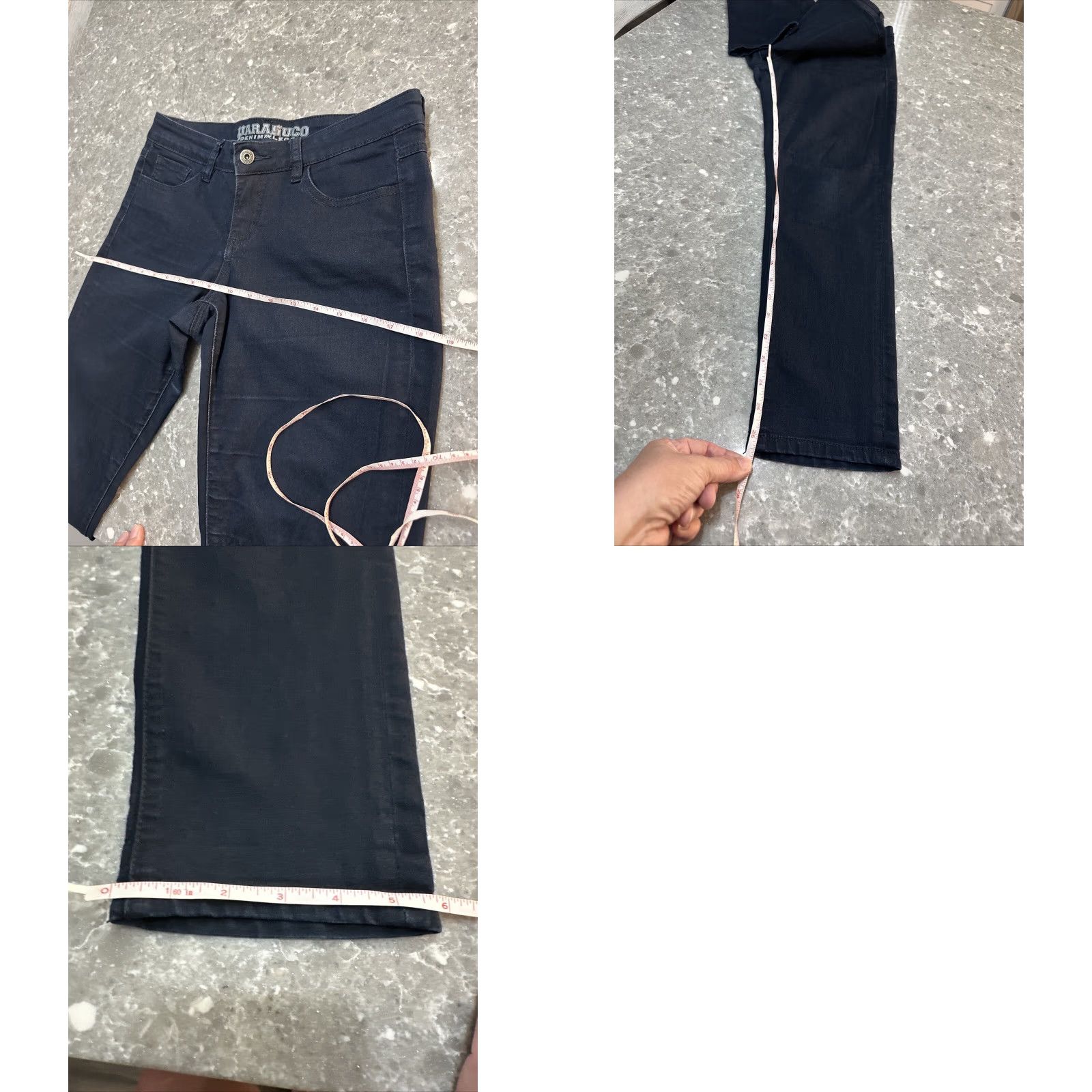 Parasuco Parasuco Denim Legend Jeans Womens Tag Size 28 Dark Blue 5-Pocket Bootcut Inseam 26.5in Regular Rise Low 6.5-8.5in Cotton Blend Denim Size 28" / US 6 / IT 42 - 11 Thumbnail