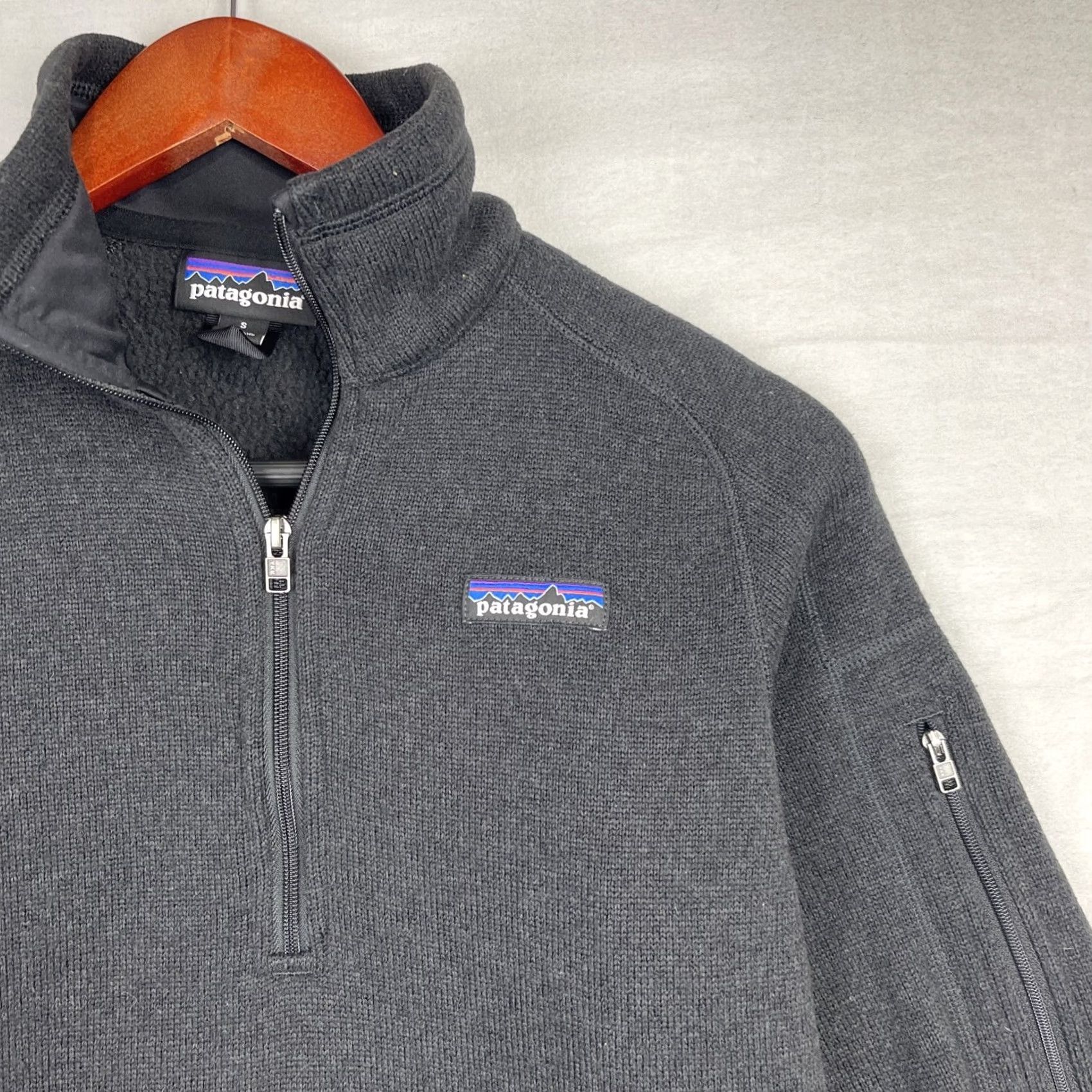 Patagonia Patagonia Better Sweater Womens Small Black Fleece Outdoor Quarter Zip 25617 Size S / US 4 / IT 40 - 2 Thumbnail