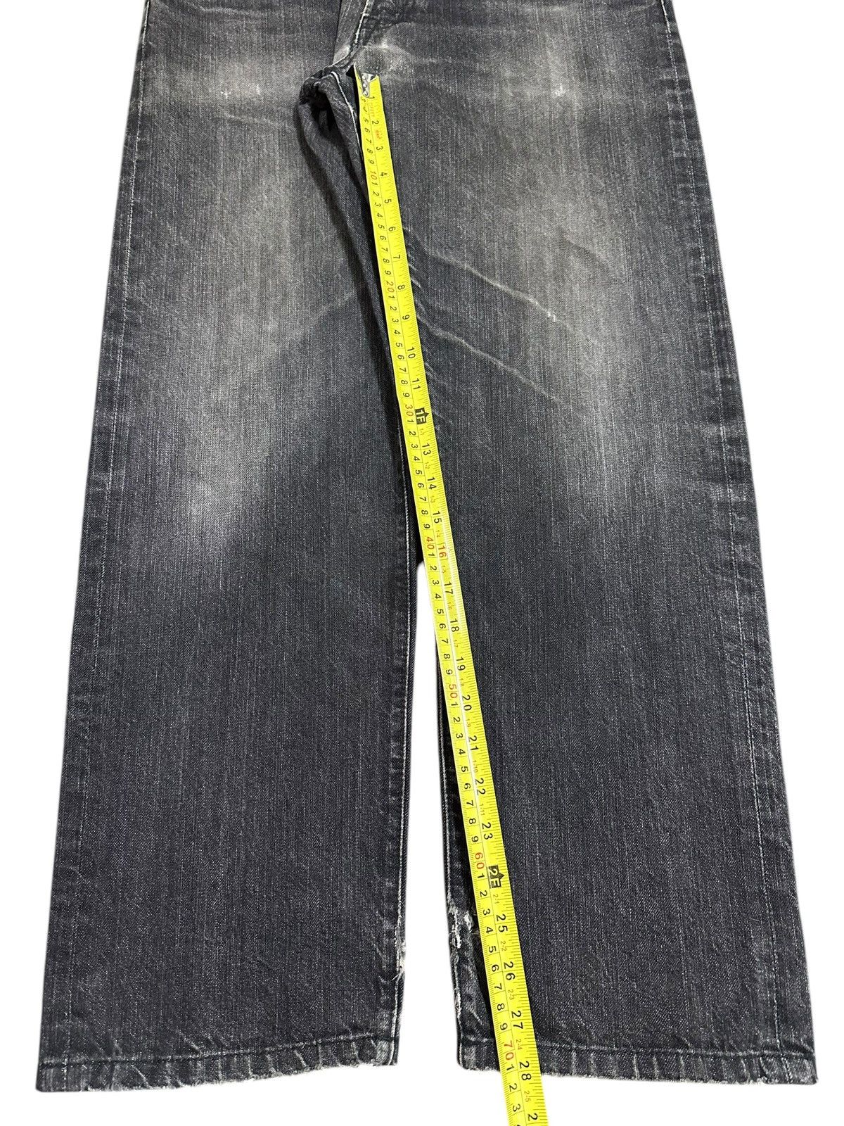 GU Vintage Japanese GU Faded Wash Style Baggy Jeans Size US 34 / EU 50 - 12 Thumbnail
