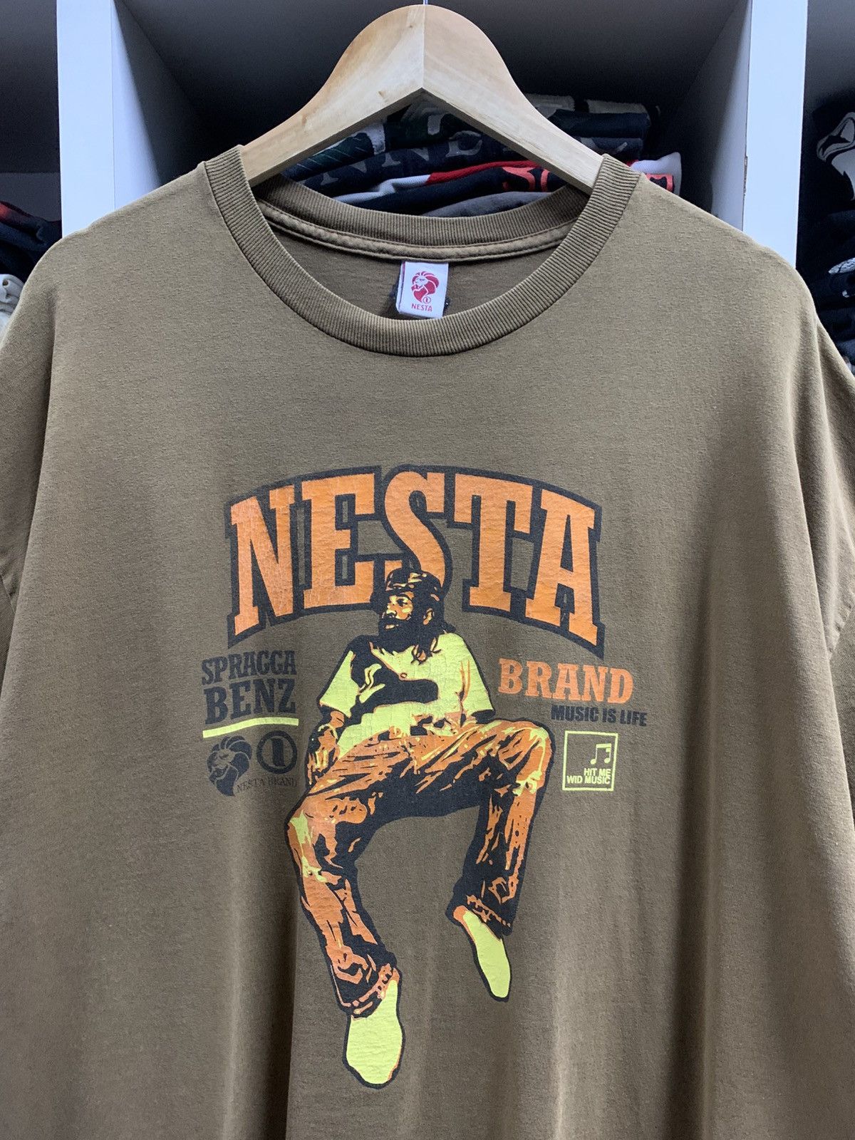 Vintage Vintage Nesta Brand T-Shirt Size US XXL / EU 58 / 5 - 3 Thumbnail