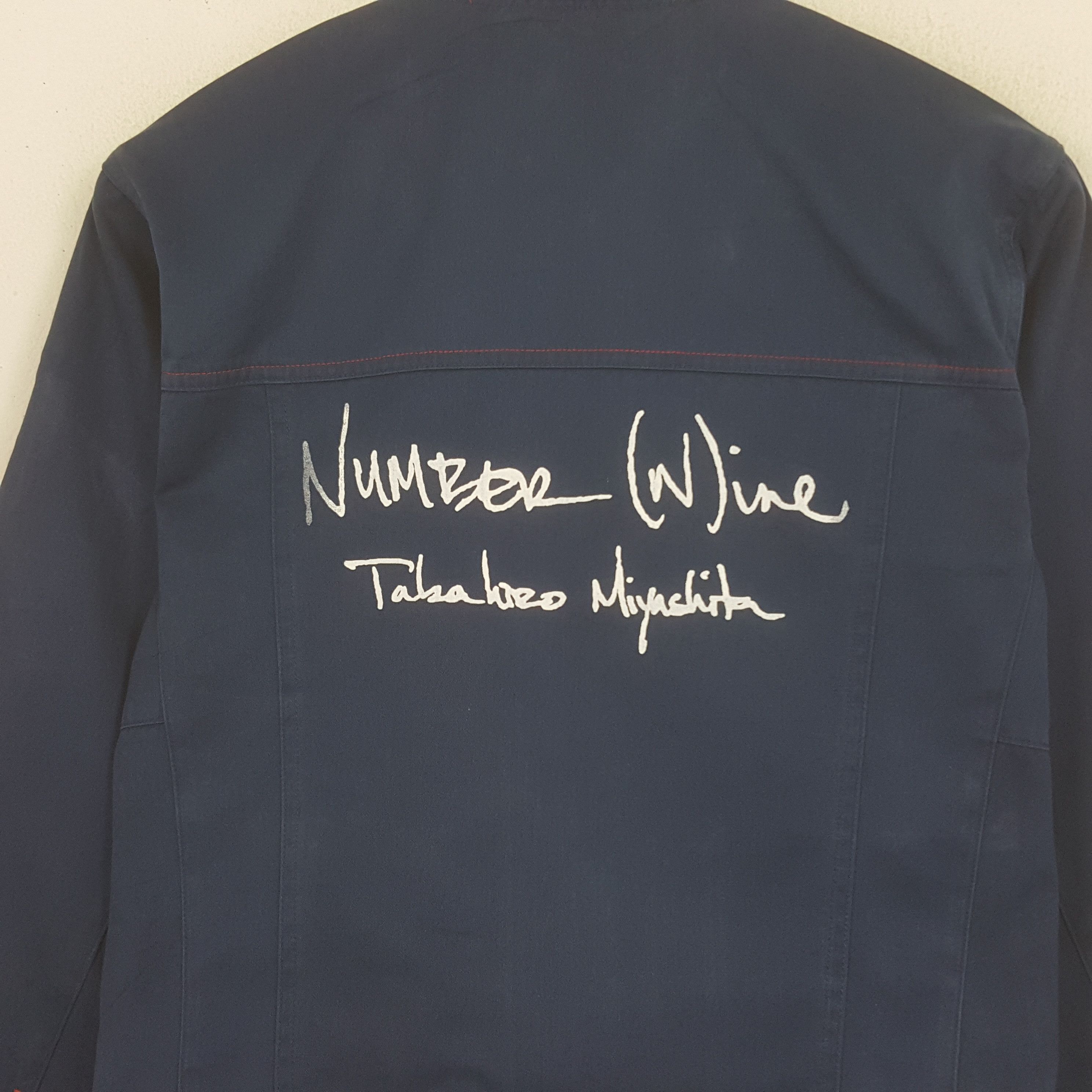 Japanese Brand × Vintage Japanese Kansai Custom Art Logo Number (N)ine Uniform Jacket Size US M / EU 48-50 / 2 - 2 Thumbnail