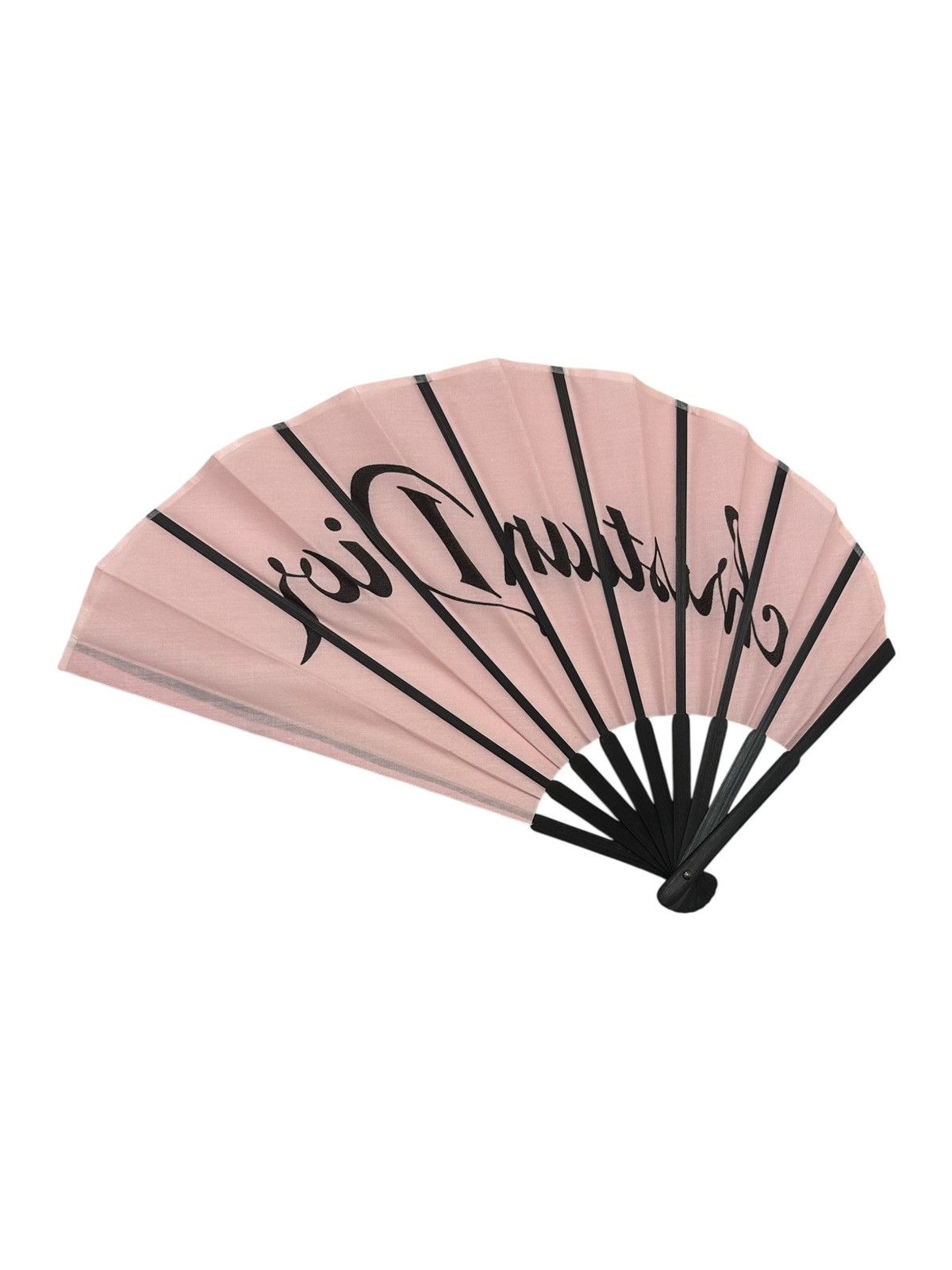 Dior CHRISTIAN DIOR Wooden Folding Hand Fan with Logo Size ONE SIZE - 2 Thumbnail