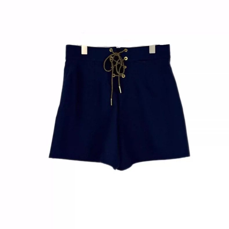 Louis Vuitton Louis Vuitton Blue Anchor Metal Buckle Strap Shorts 2505-Ne Size 37" - 2 Thumbnail