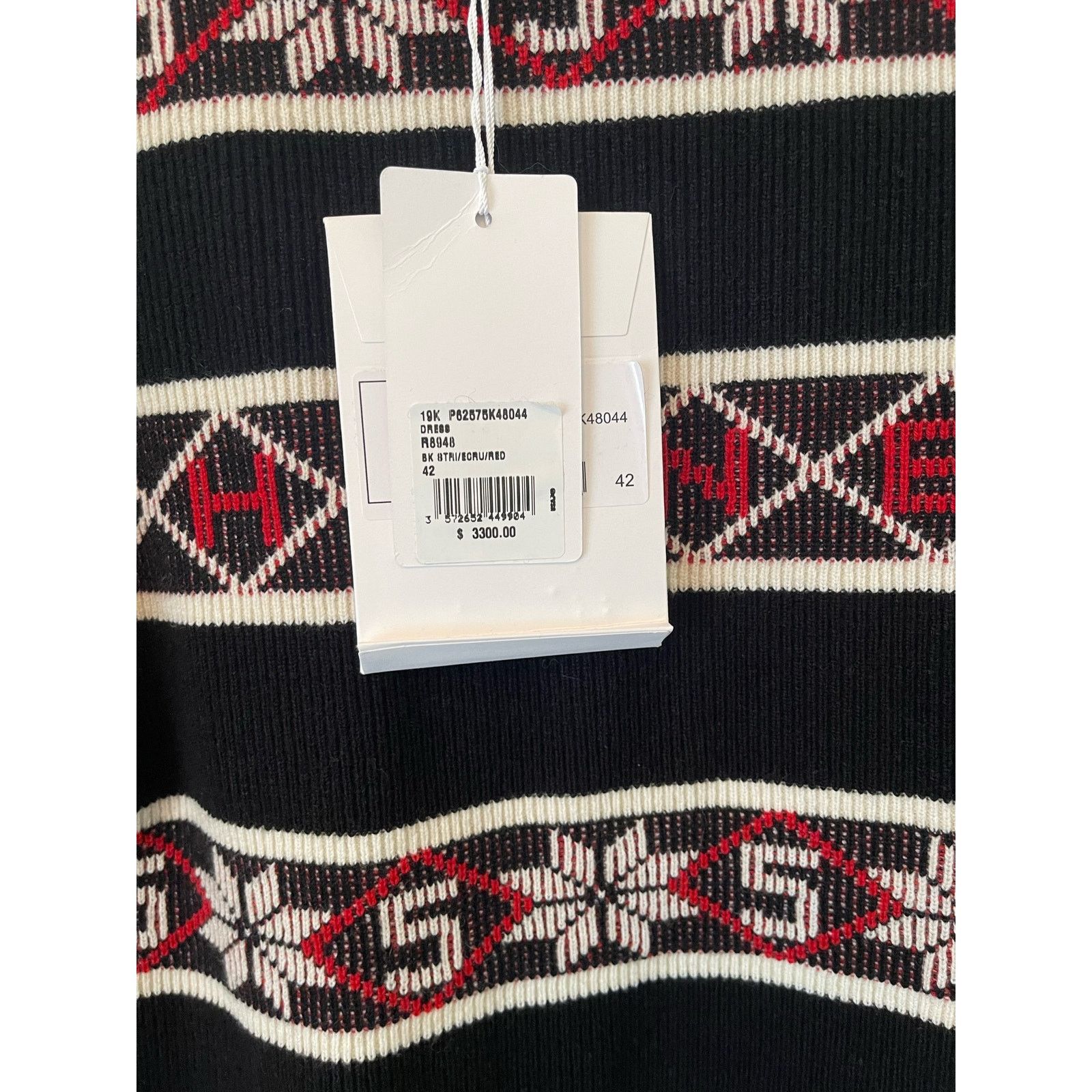 Chanel Chanel 2019 Runway Nordic Pattern Dress, NWT, Size: 42 Size L / US 10 / IT 46 - 7 Thumbnail