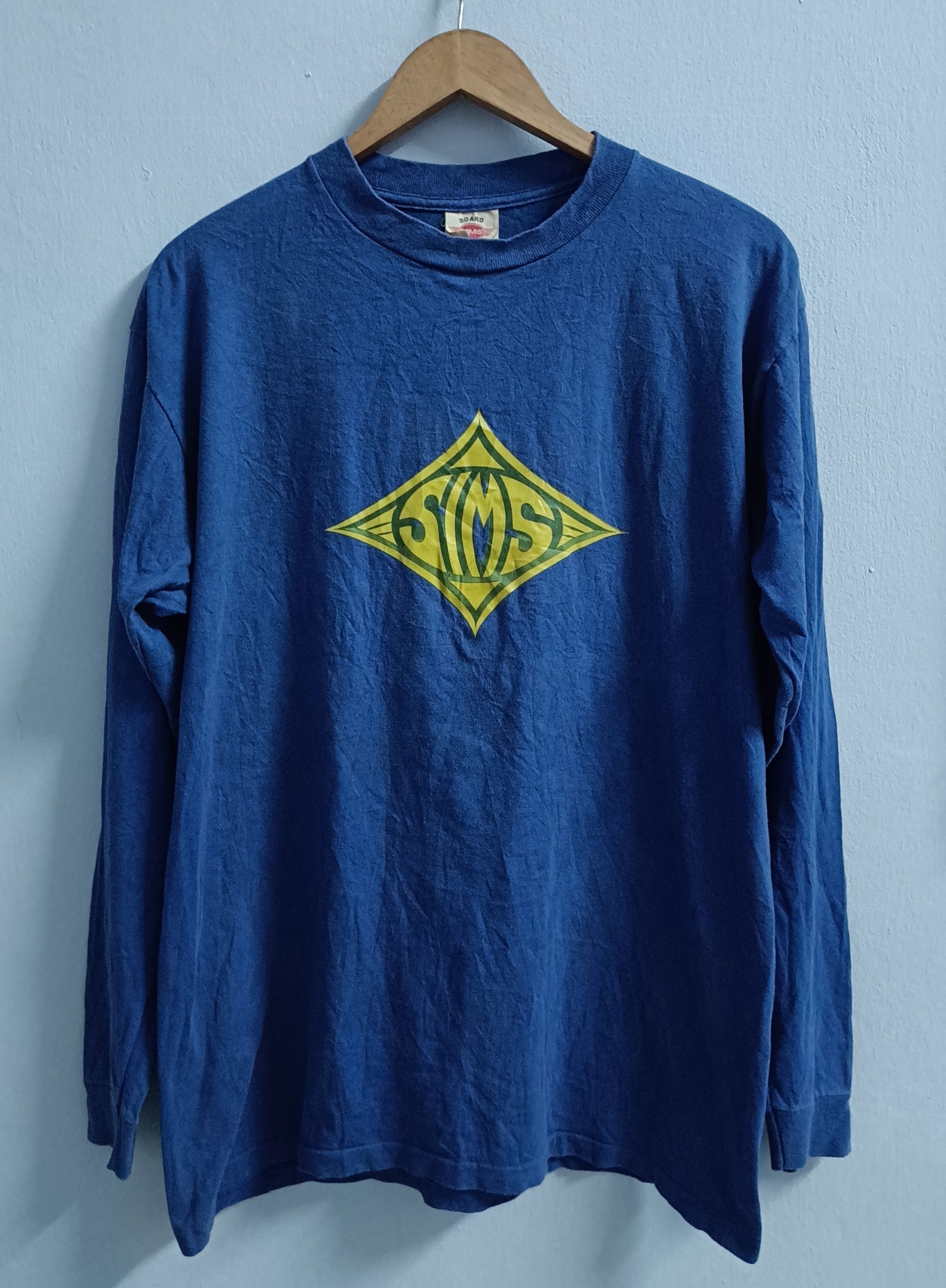 Powell Peralta 🔥🔥Rare Vintage 90s Sims Skateboard Long Sleeve Tee Size US L / EU 52-54 / 3 - 1 Thumbnail