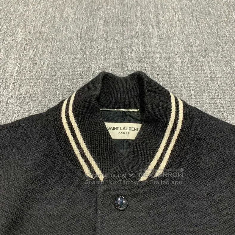 Saint Laurent Paris Saint Laurent Paris Black and White Patchwork Leather Base Size US M / EU 48-50 / 2 - 5 Thumbnail