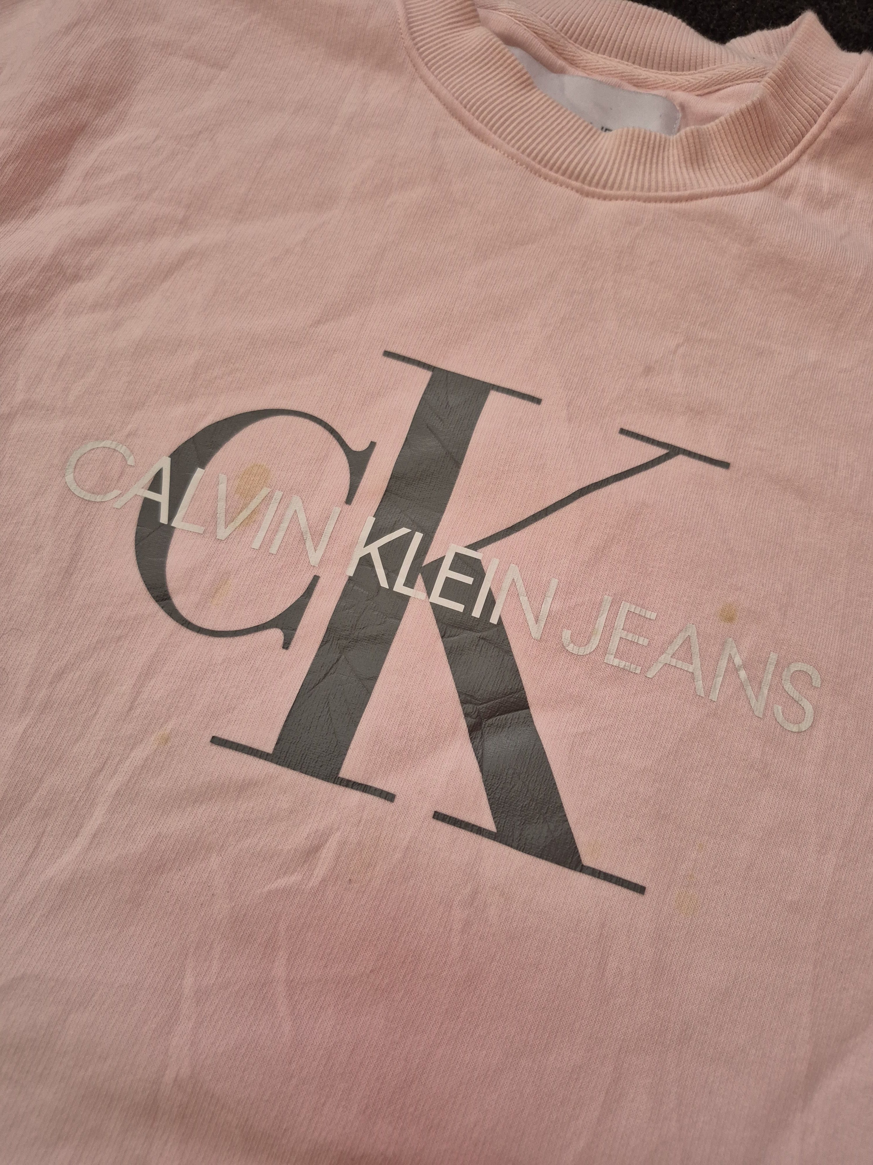 Calvin Klein 🔥 Calvin Klein CK Big Logo Spellout Sweatshirt Jumper Size US S / EU 44-46 / 1 - 3 Thumbnail