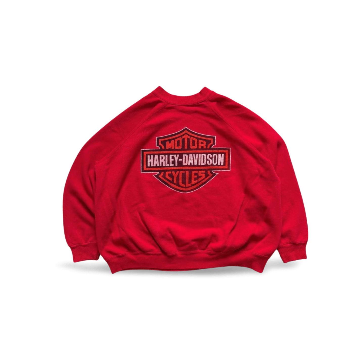 Harley Davidson Vintage Harley Davidson 90s Red Biker Crewneck Sweatshirt Size US S / EU 44-46 / 1 - 1 Thumbnail