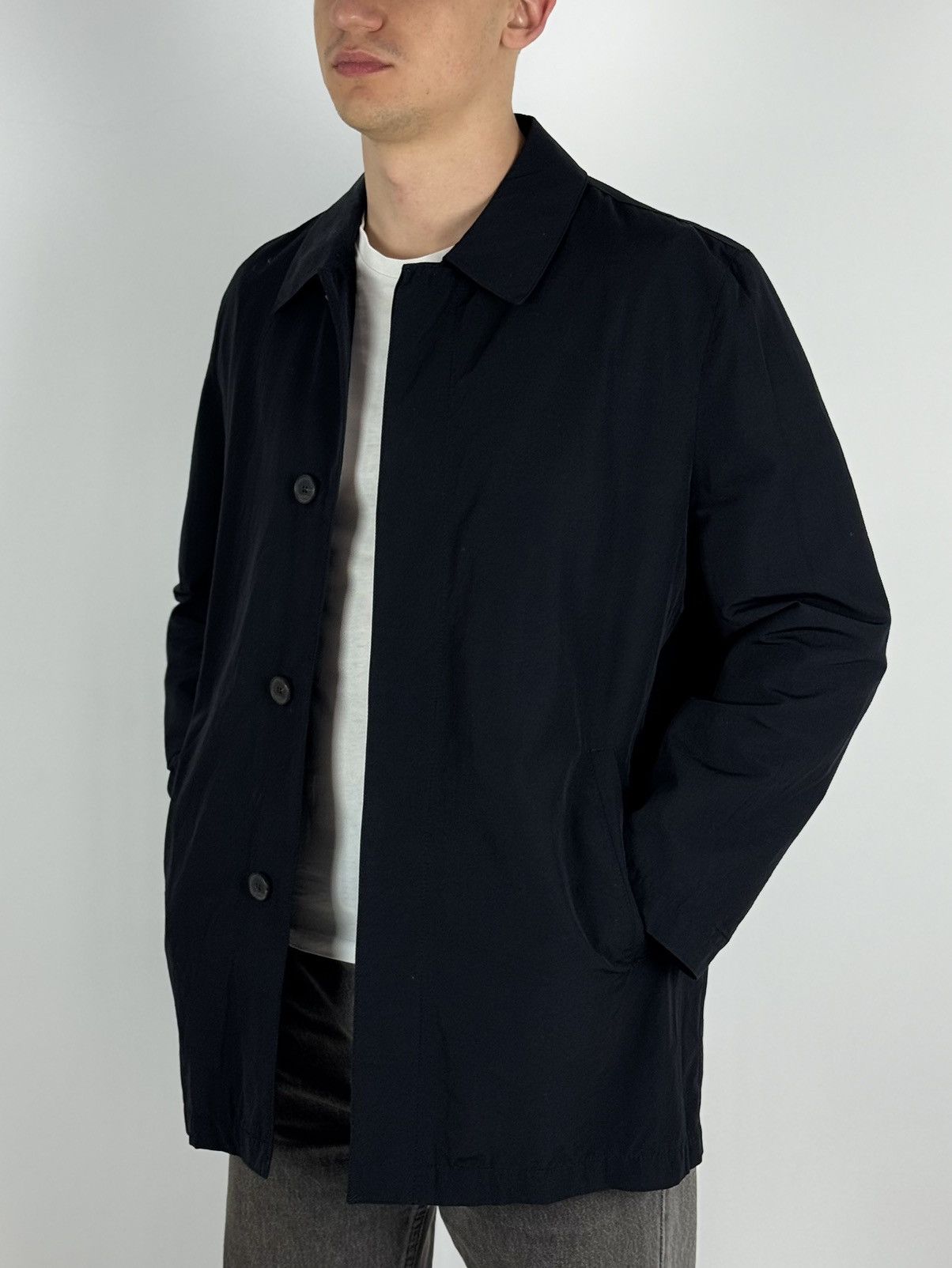 Karl Lagerfeld Vintage Lagerfeld Lightweight Cotton/Nylon Trench Coat Size US M / EU 48-50 / 2 - 1 Thumbnail