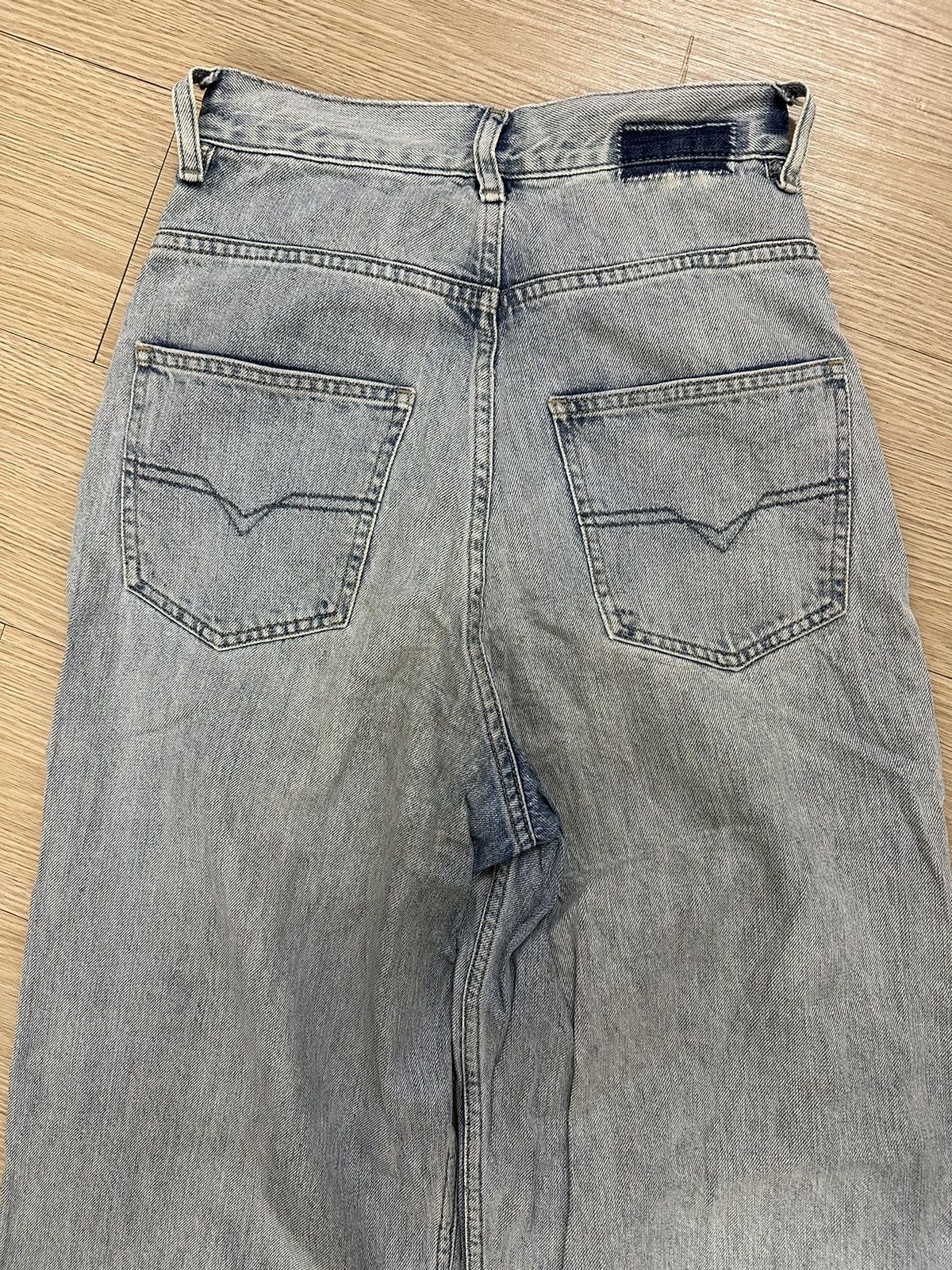 Designer × Diesel Vintage Y2K Diesel Regular Straight High Waist Baggy Jeans Size 23" - 12 Thumbnail