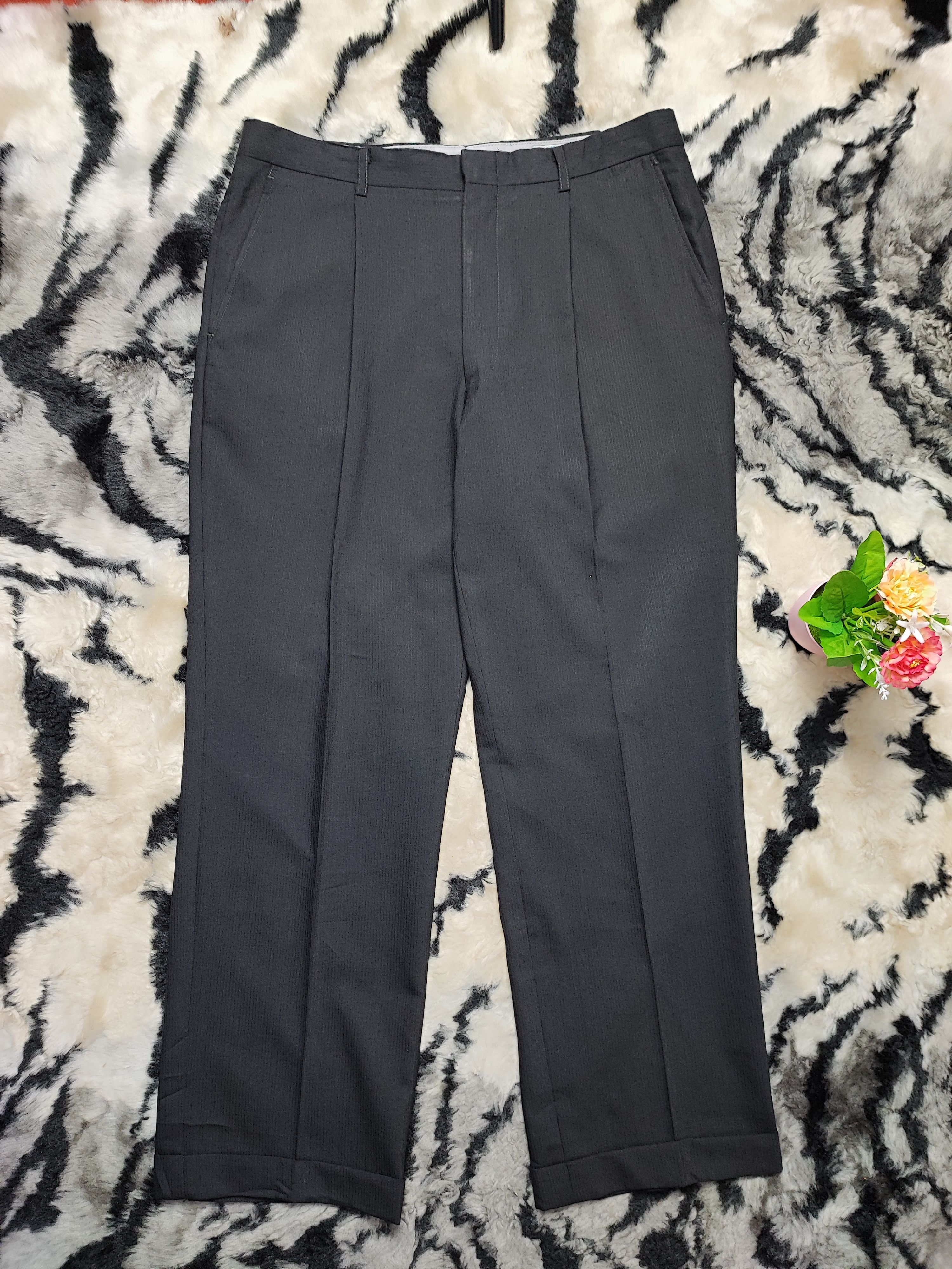 Kansai Yamamoto Kansai Yamamoto SISSY 90s Black Trousers Slack Size US 31 - 2 Thumbnail