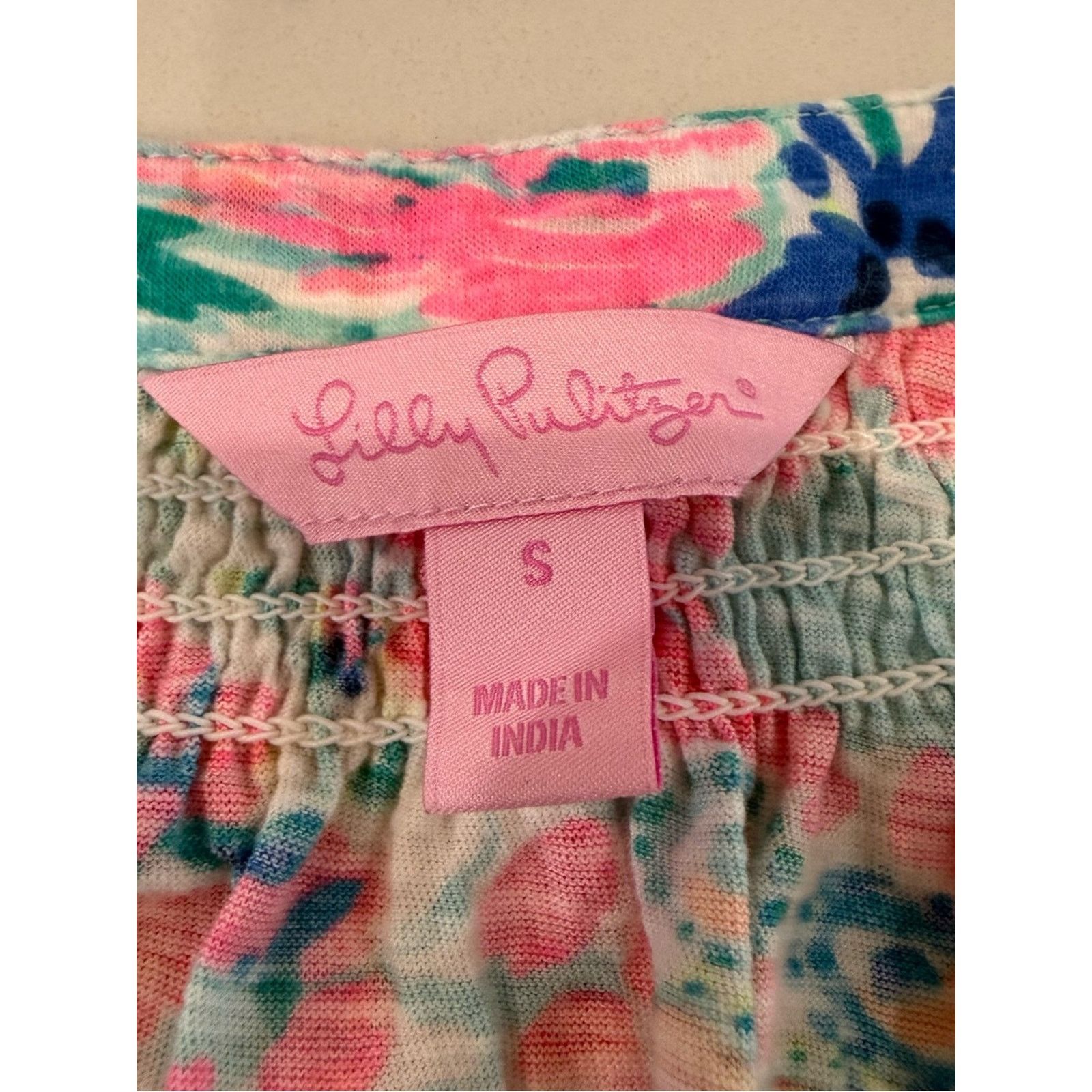 Lilly Pulitzer Lilly Pulitzer Essie Henley TankTop Serene Blue Womens Small Size S / US 4 / IT 40 - 5 Thumbnail