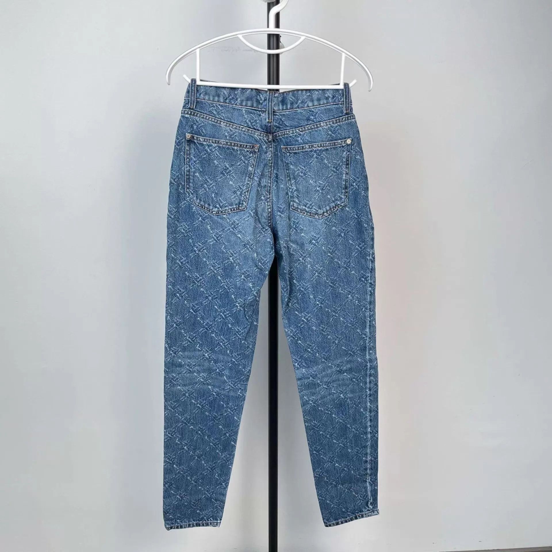 Chanel Chanel 95 New Blue All Over Print Jeans 38 Size 27" / US 4 / IT 40 - 2 Thumbnail