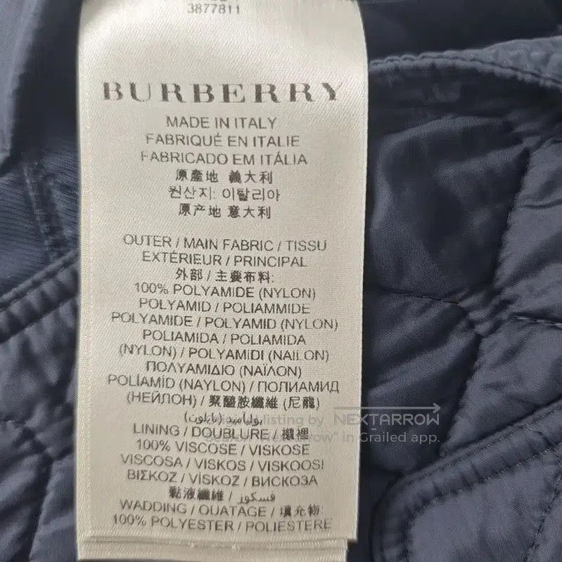 Burberry Burberry Women's Quilted Jacket in Black. Size XS / US 0-2 / IT 36-38 - 4 Thumbnail