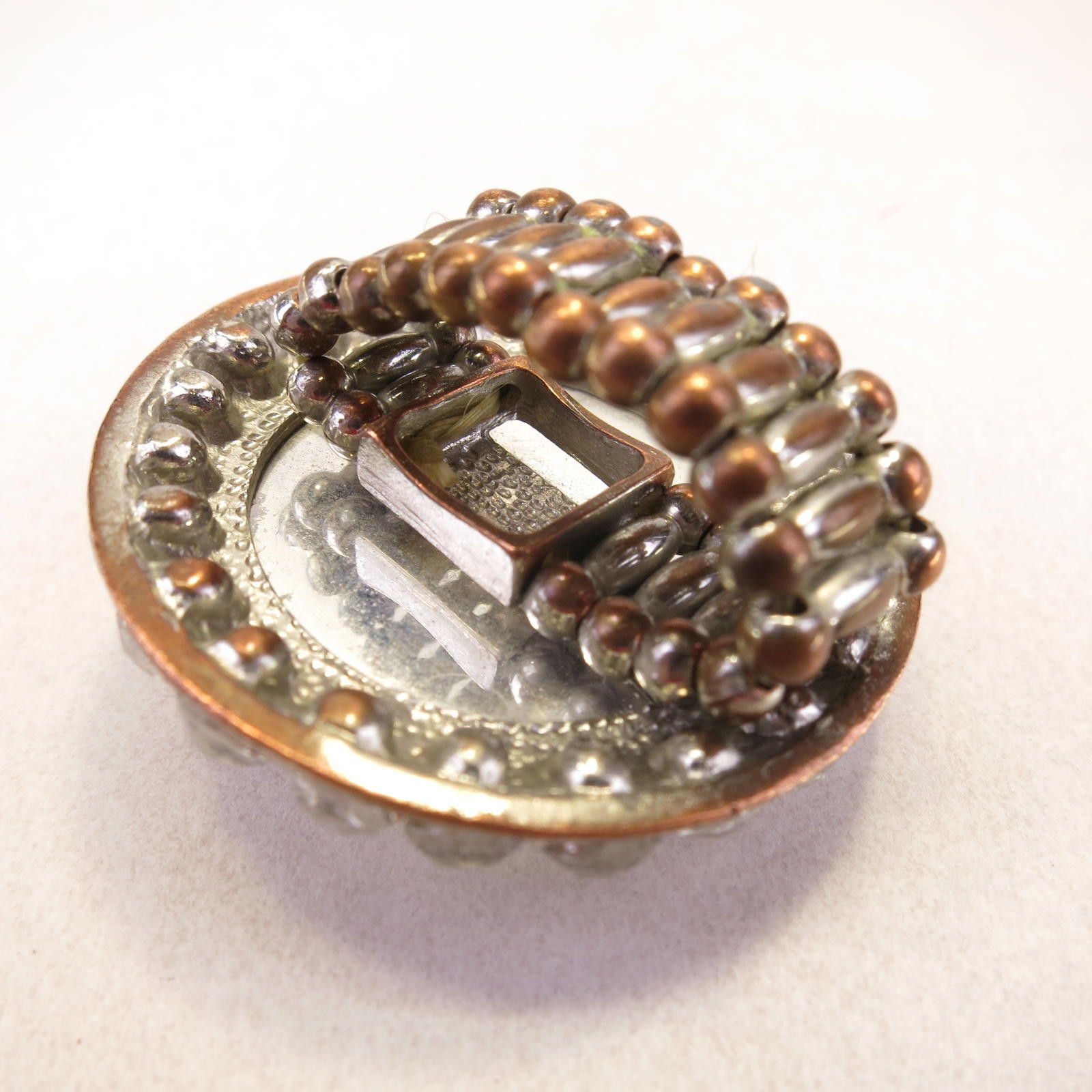 Other Large Statement Ring Rhinestones Elastic Band Adjustable Size ONE SIZE - 3 Thumbnail