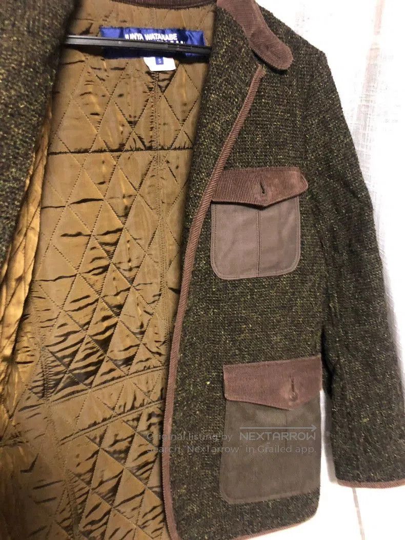Junya Watanabe Junya Watanabe Wool Leather Patchwork Coat. Size US S / EU 44-46 / 1 - 4 Thumbnail