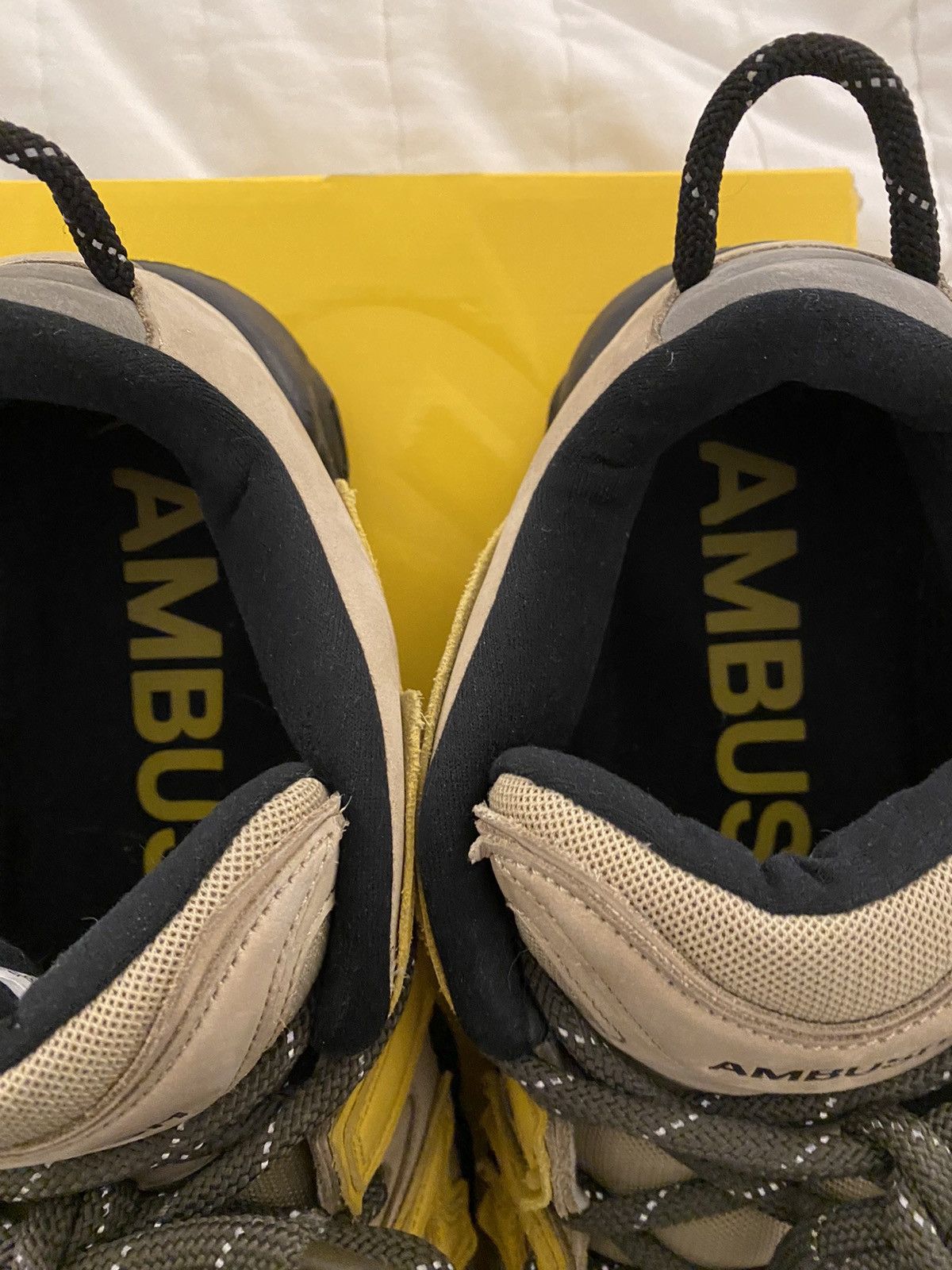 Ambush Design × Nike Nike x Ambush Air More Uptempo Low Limestone Sz13 Size US 13 / EU 46 - 6 Thumbnail