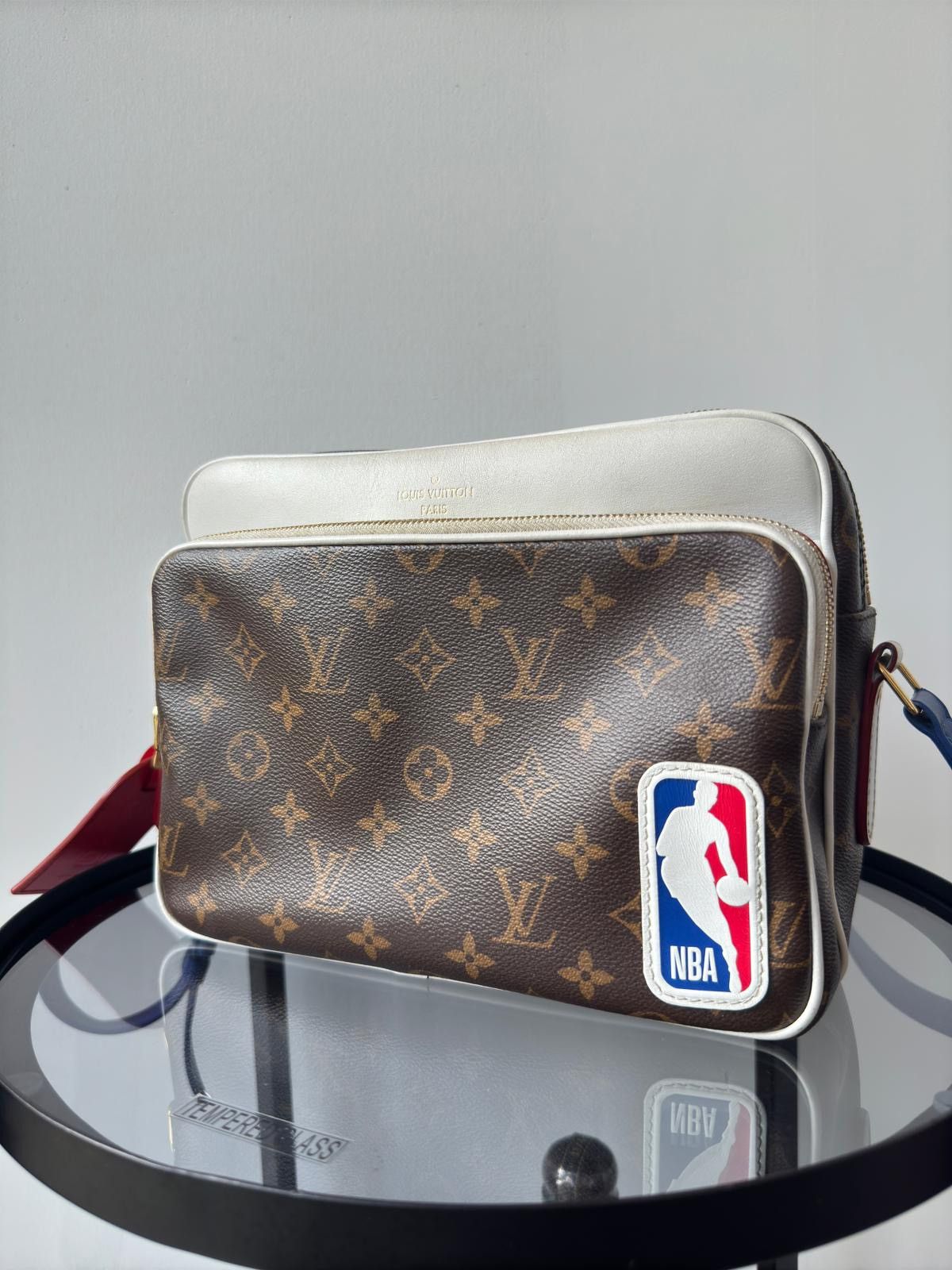 Lv Nill X Nba Messenger Bag in Brown, Men's