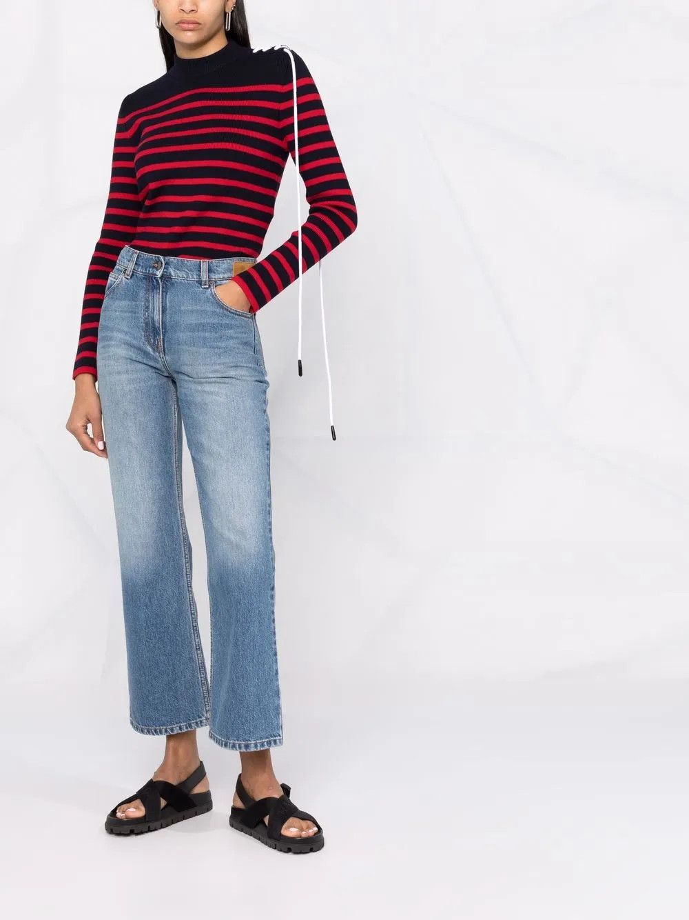 Palm Angels o1y1125 Denim Pant in Blue Size 28" / US 6 / IT 42 - 5 Thumbnail