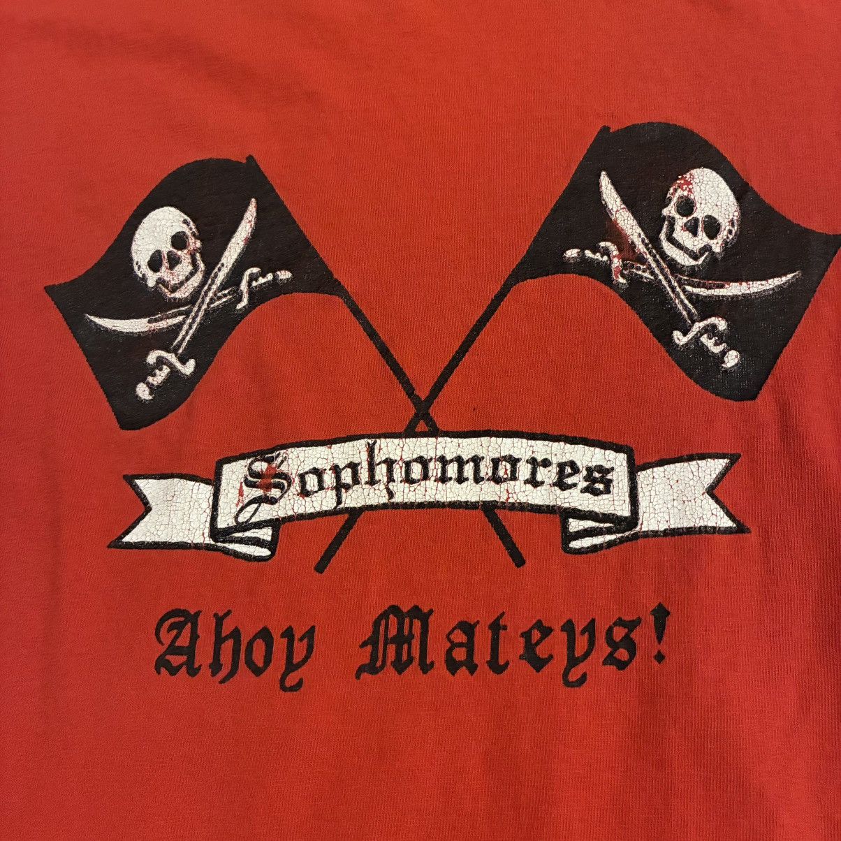 Asspizza Star Logo T- Shirt Red Size L Large Revived Rasta