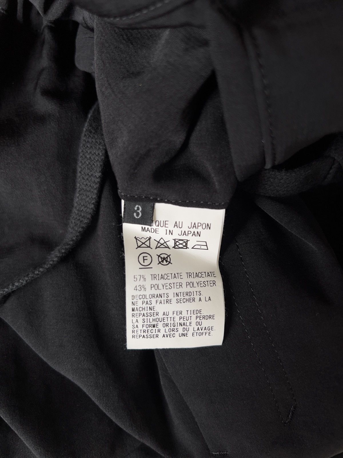 Yohji Yamamoto Ground Y Yohji Yamamoto Ta/UXEDO CREPE DE CHINE CIRCLE PANTS Size US 32 / EU 48 - 17 Thumbnail