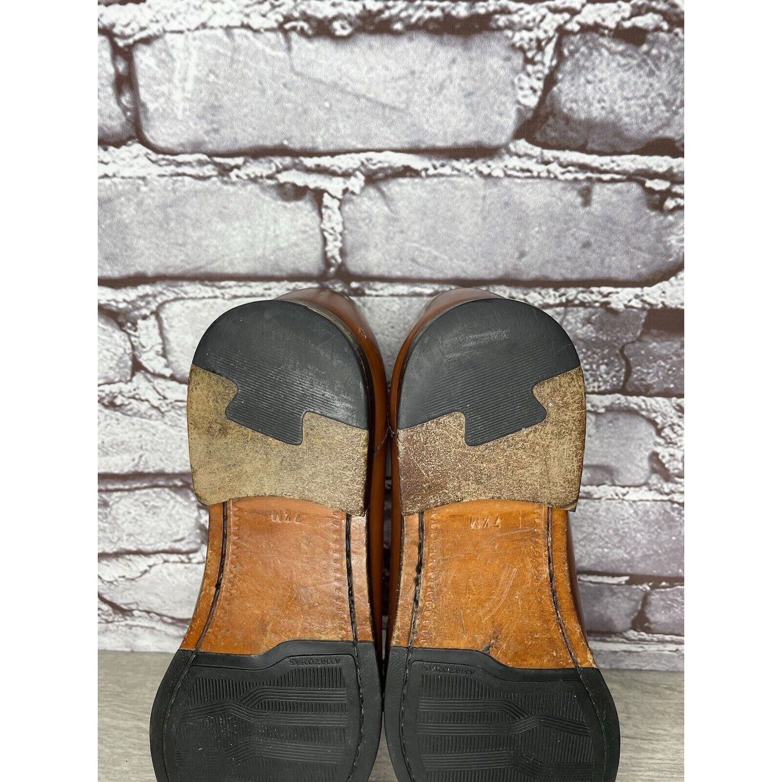 G.H. Bass & Co. G.H. Bass & Co. Brown Leather Slip On Penny Loafers Dress Sh Size US 7.5 / EU 40-41 - 24 Thumbnail