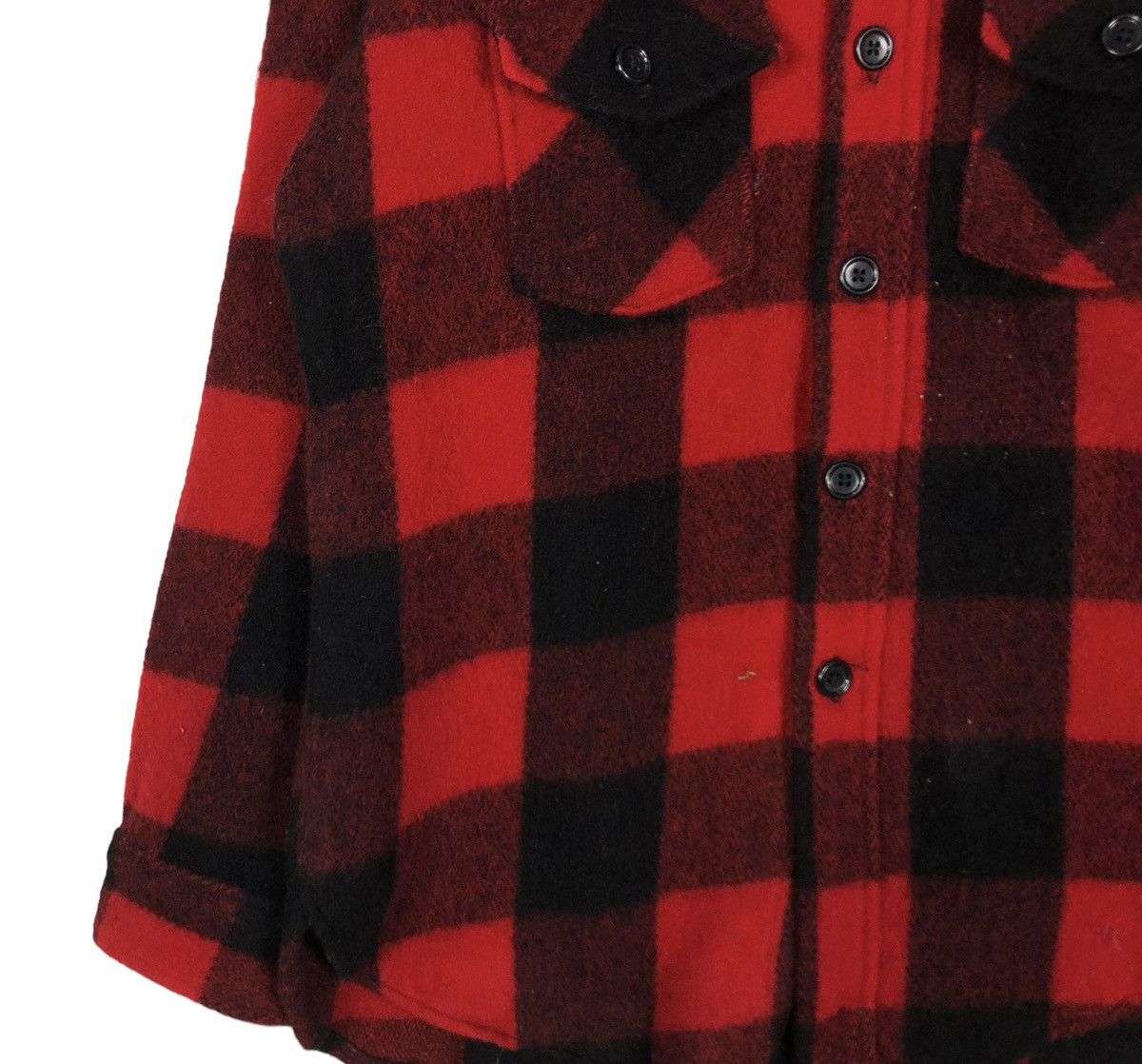 Vintage 🔥VINTAGE WORK JACKET WOOLRICH MADE IN USA TARTAN DESIGN Size US M / EU 48-50 / 2 - 6 Thumbnail