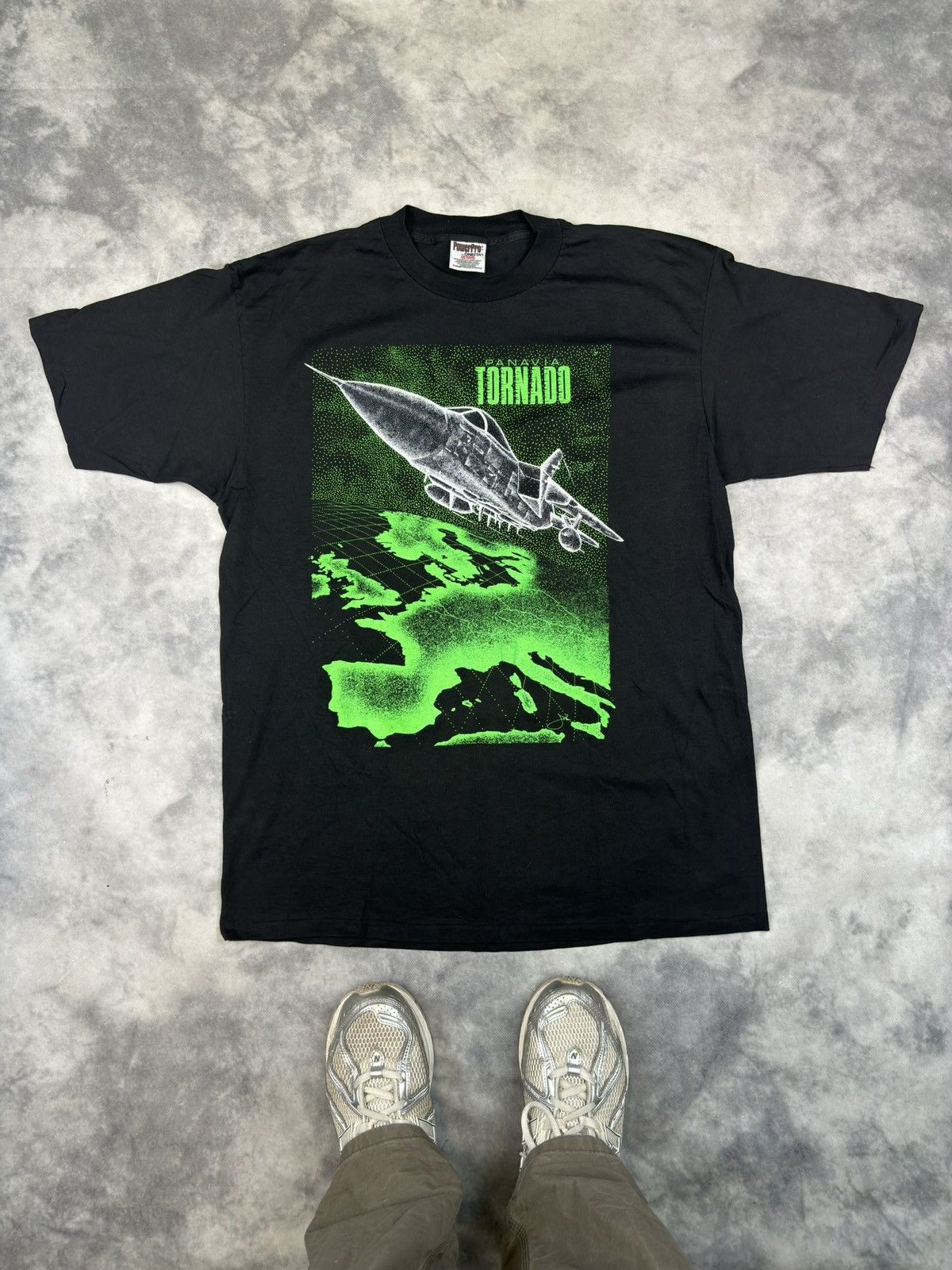 Vintage Vintage 1996 Panavia Tornado Single Stitch Blackbird Pane Size US XL / EU 56 / 4 - 1 Thumbnail